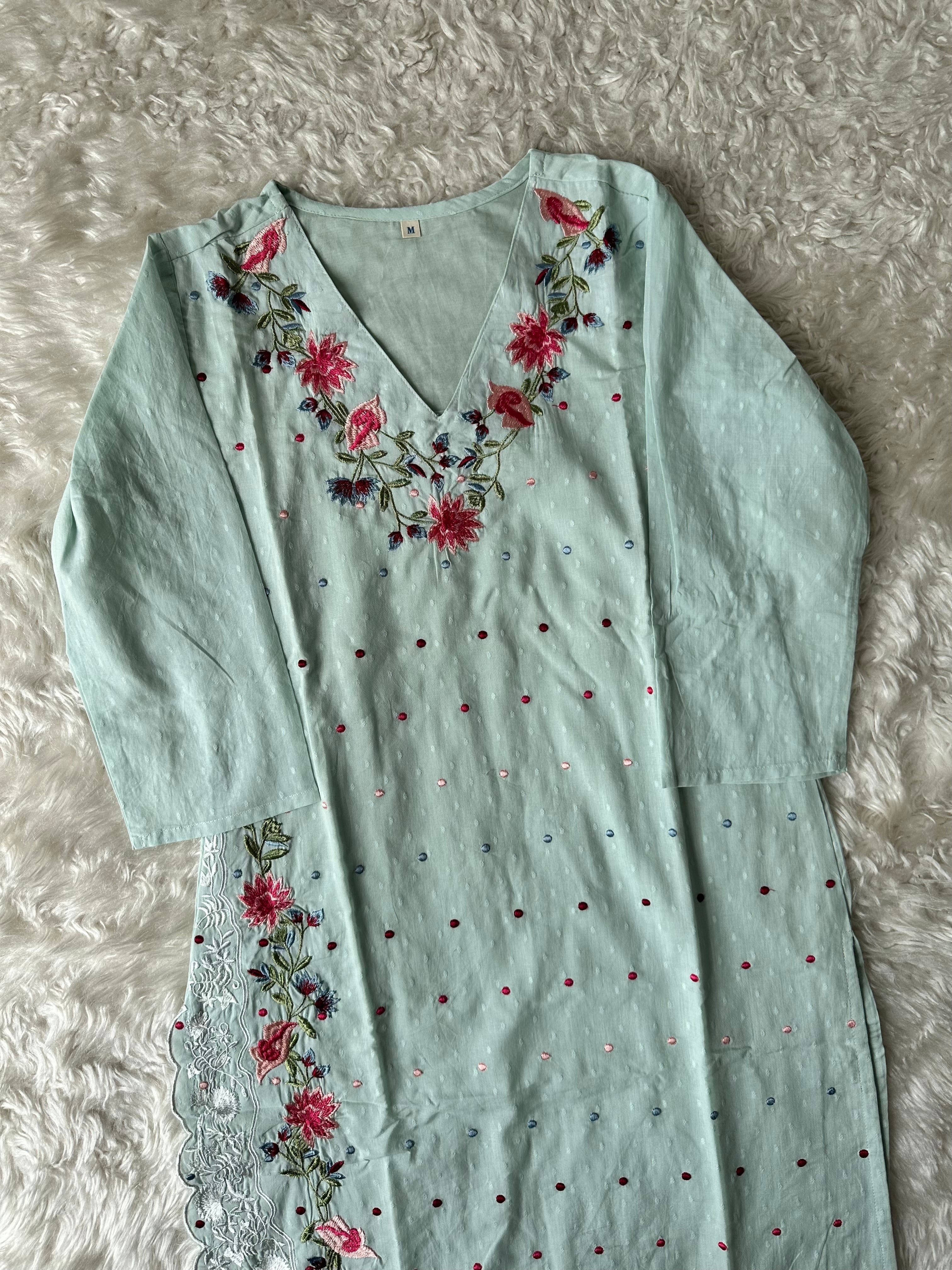 Premium Mul Cotton Thread Work Collection