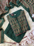 Premium Cotton Kurti Pant Dupatta Set