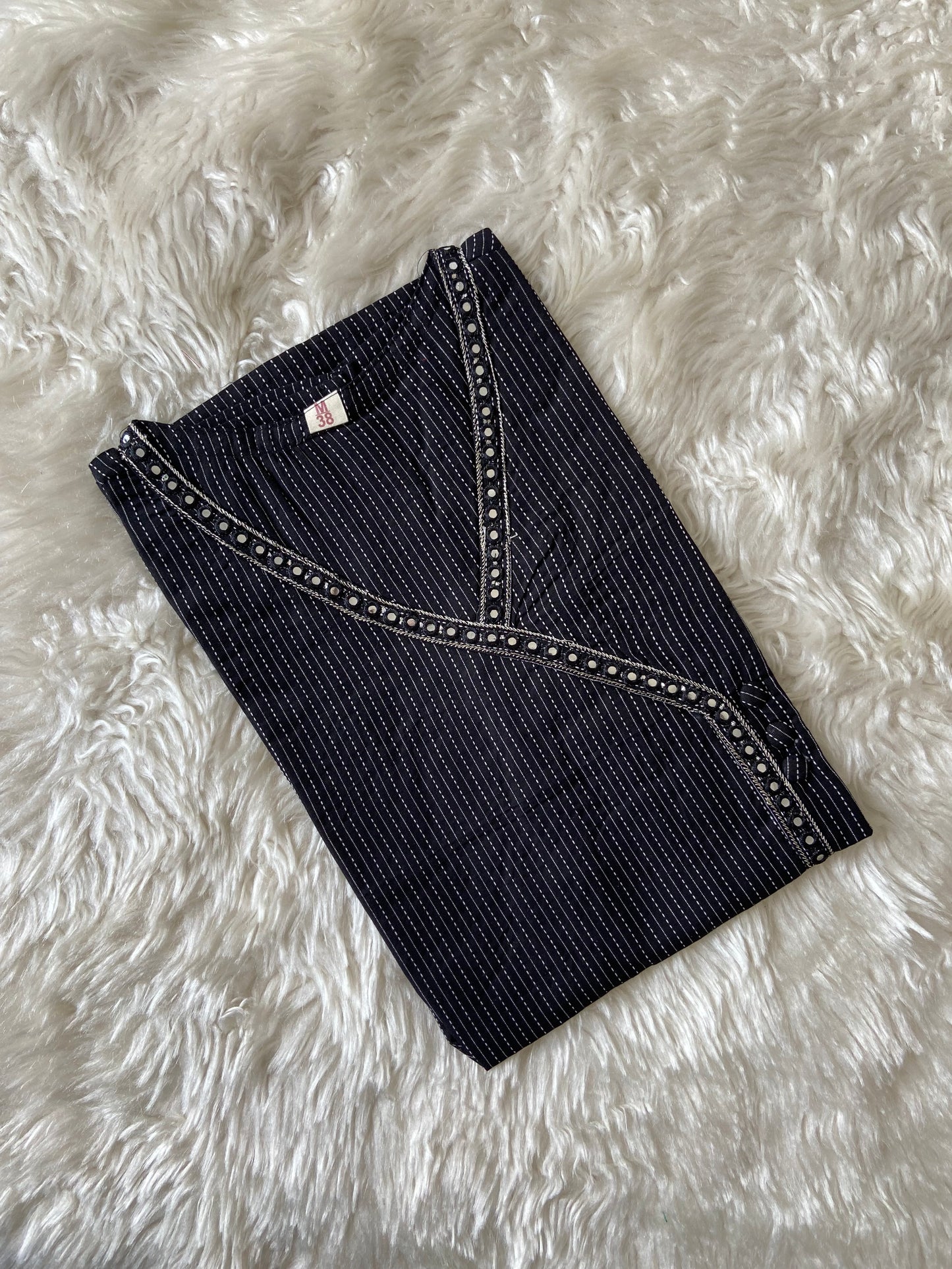 Pure Cotton Katha Details Short Kurti