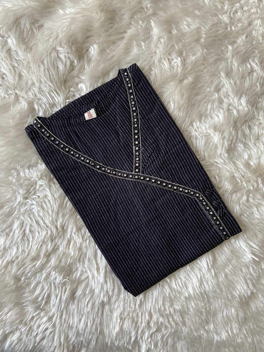 Pure Cotton Katha Details Short Kurti