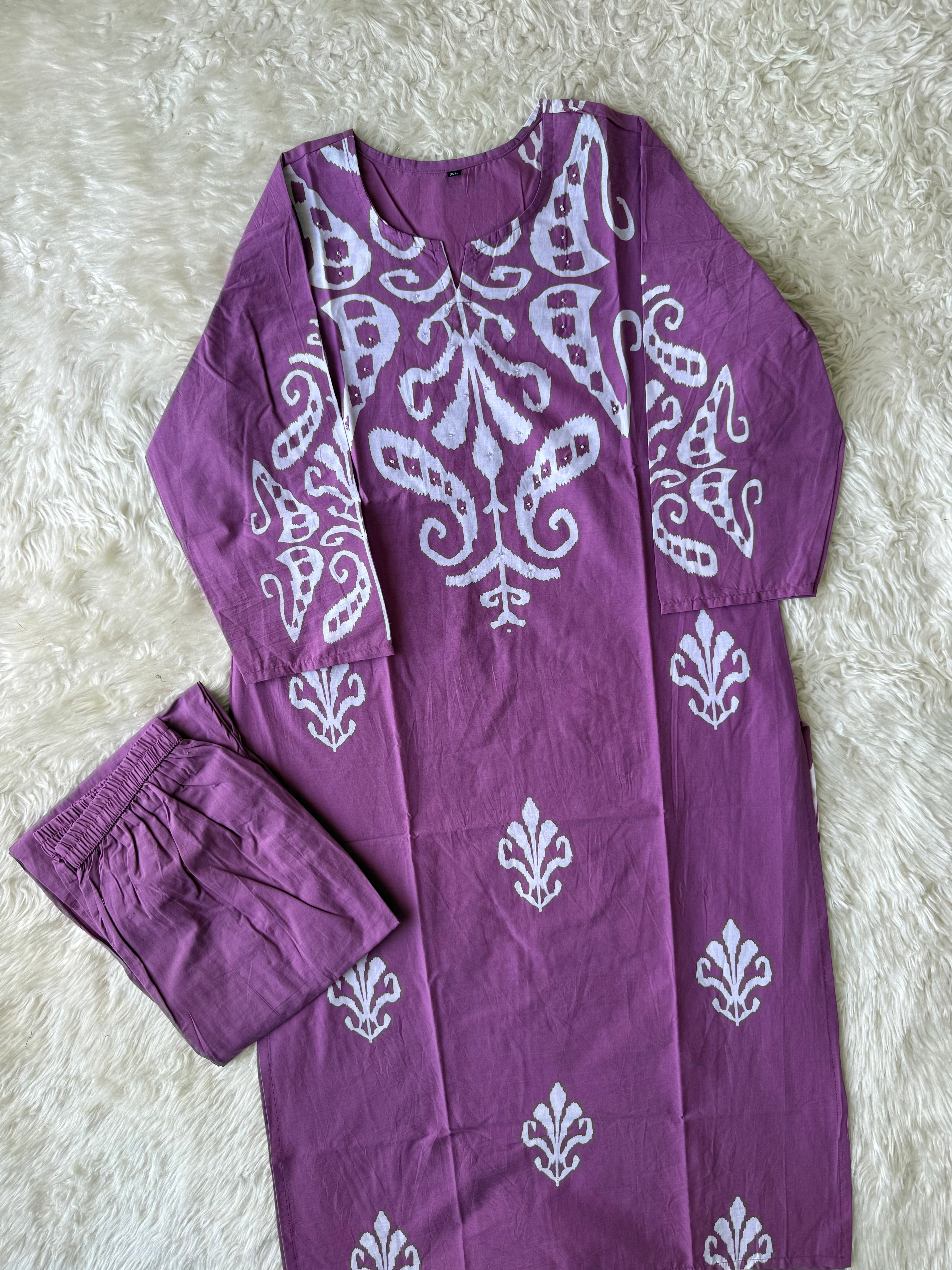 Cotton Kurti Pant Set