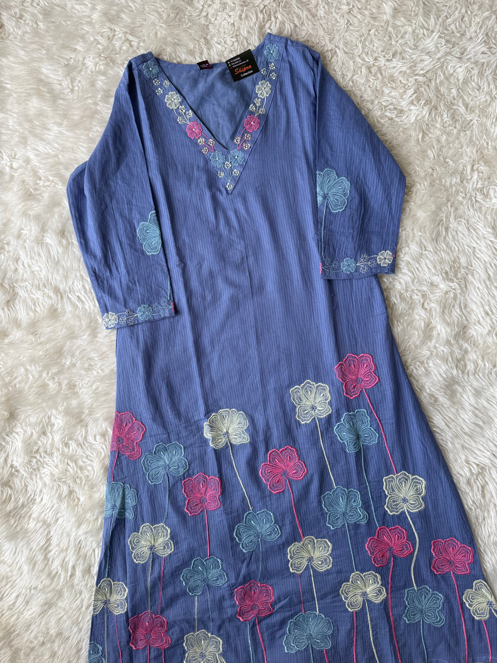 Mul Cotton Kurti Pant Dupatta Set