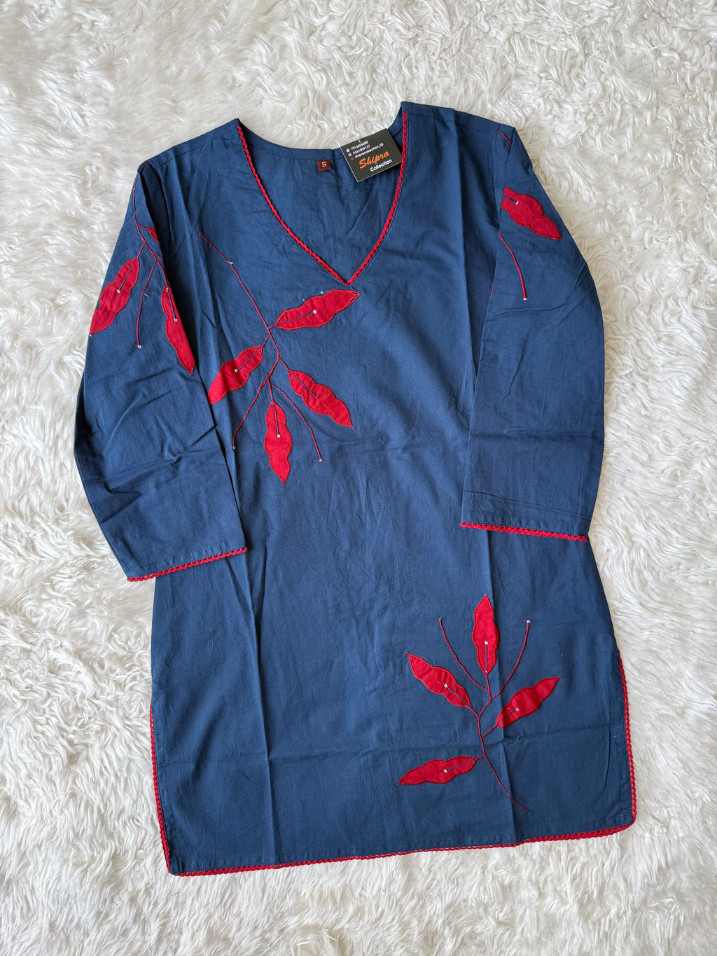 Breathable Cotton Aplique Work Co-ord Set