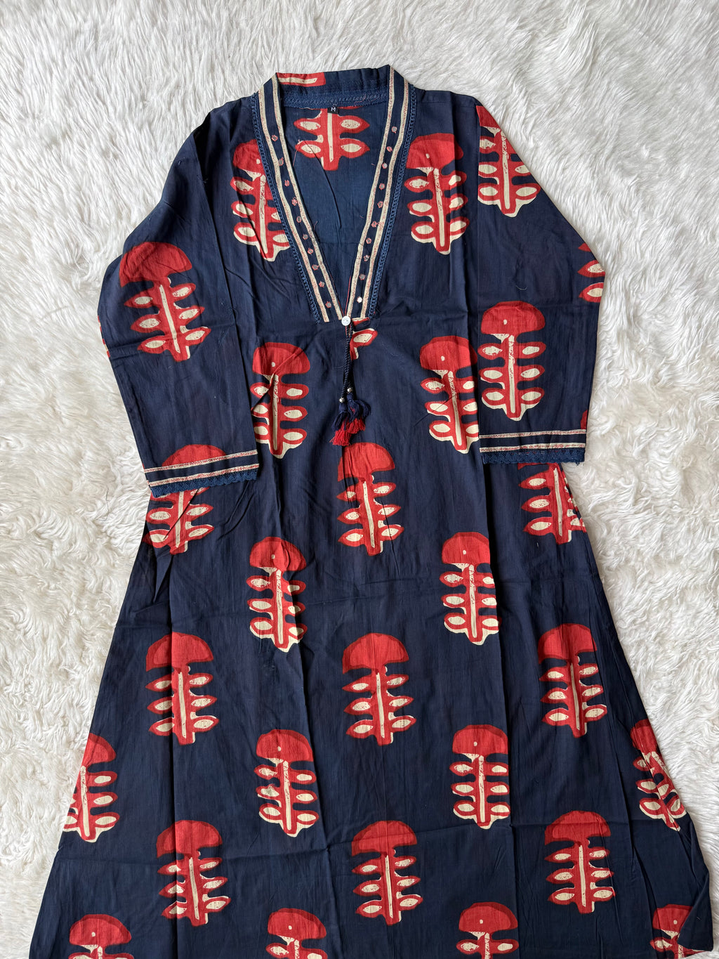 Cotton FLARE Kurti Pant Set