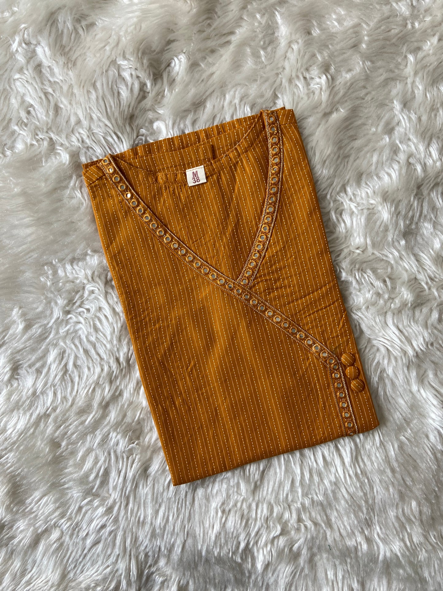 Pure Cotton Katha Details Short Kurti