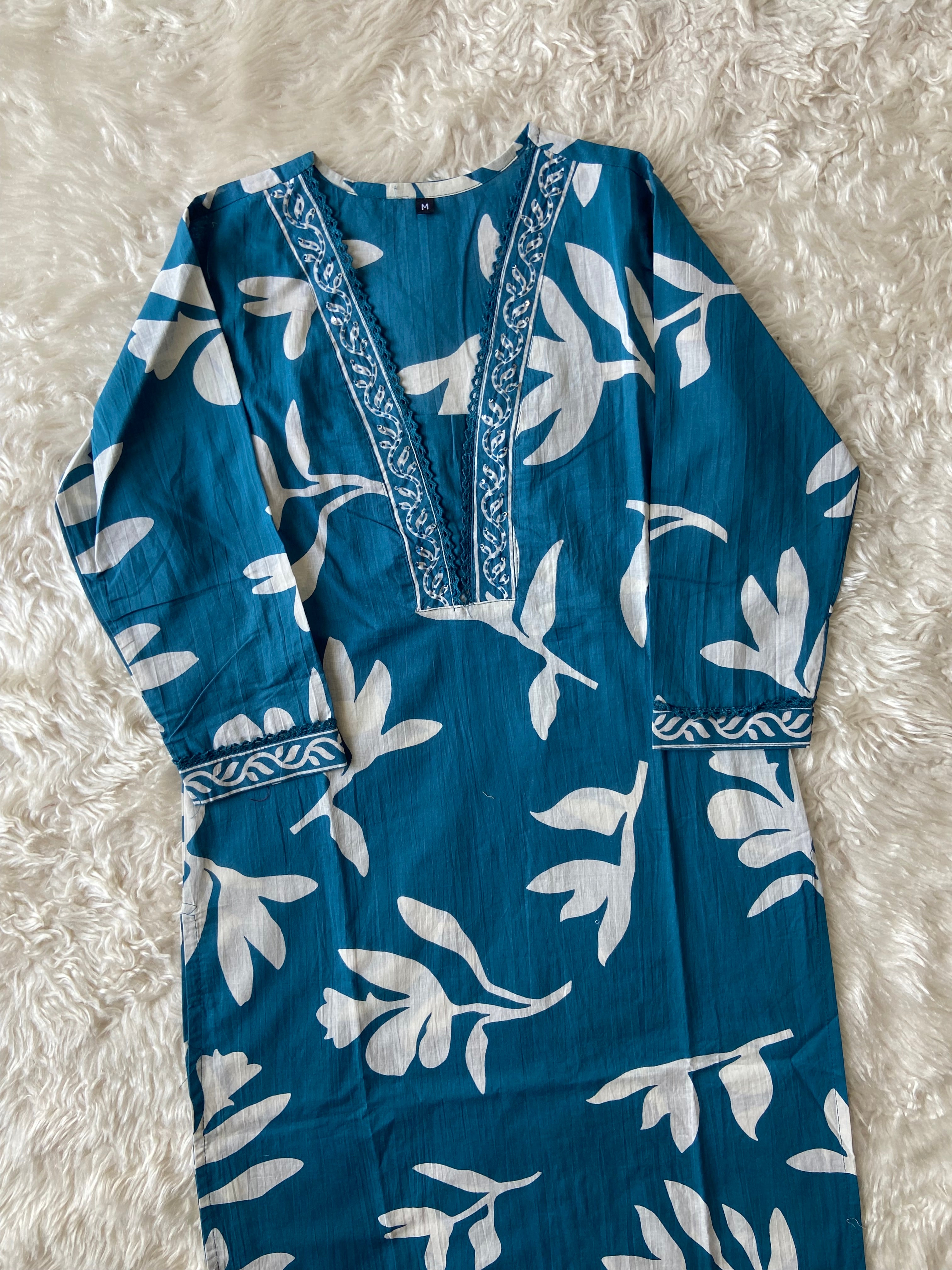 Budget Friendly Kurti Pant Dupatta Set