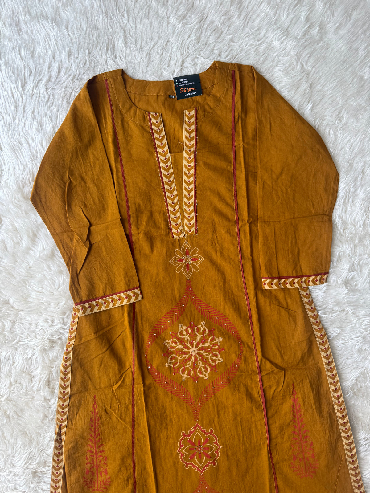 Premium Cotton Kurti Pant Dupatta Set