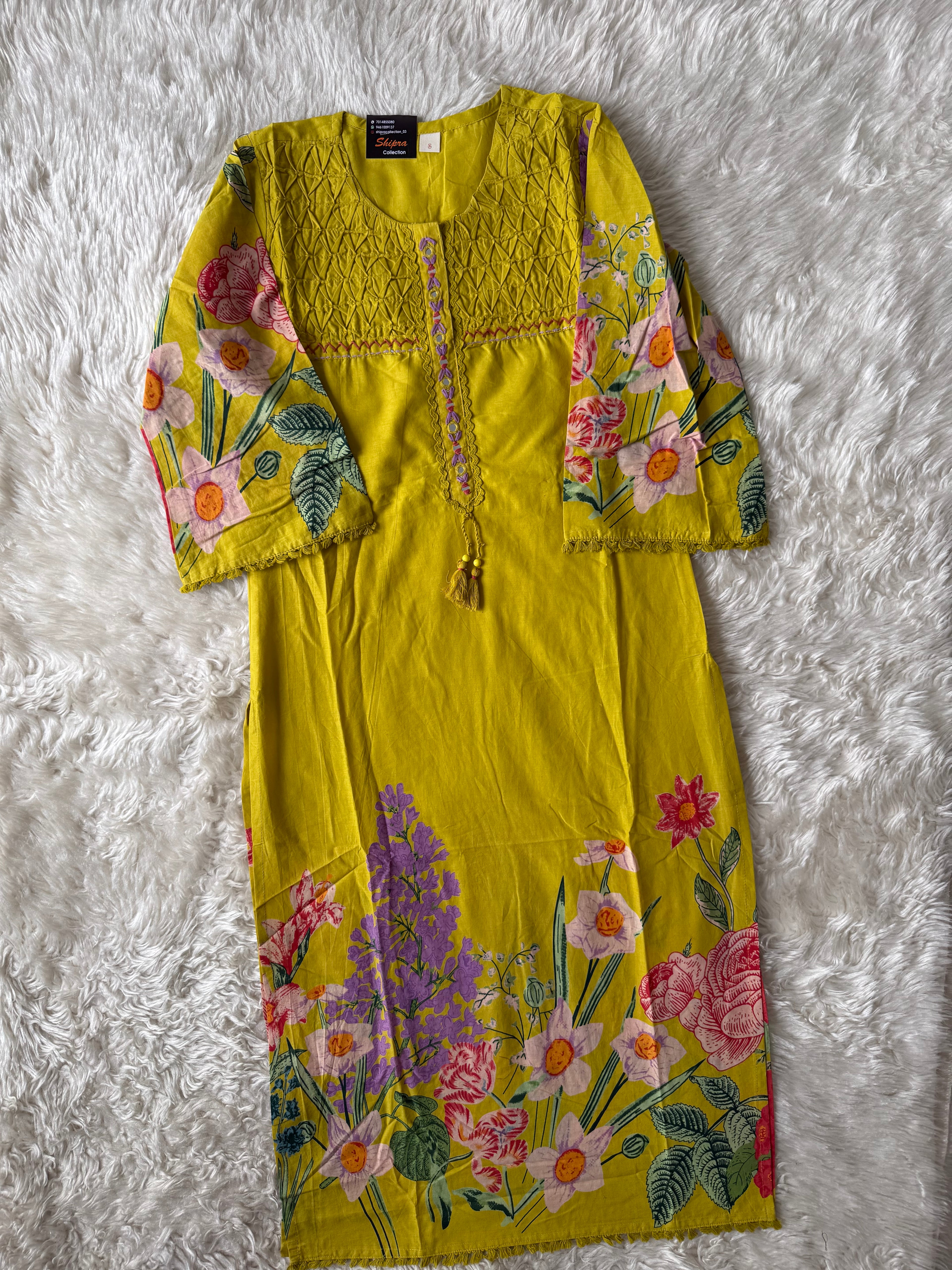 Premium Cotton Kurti Pant Dupatta Set