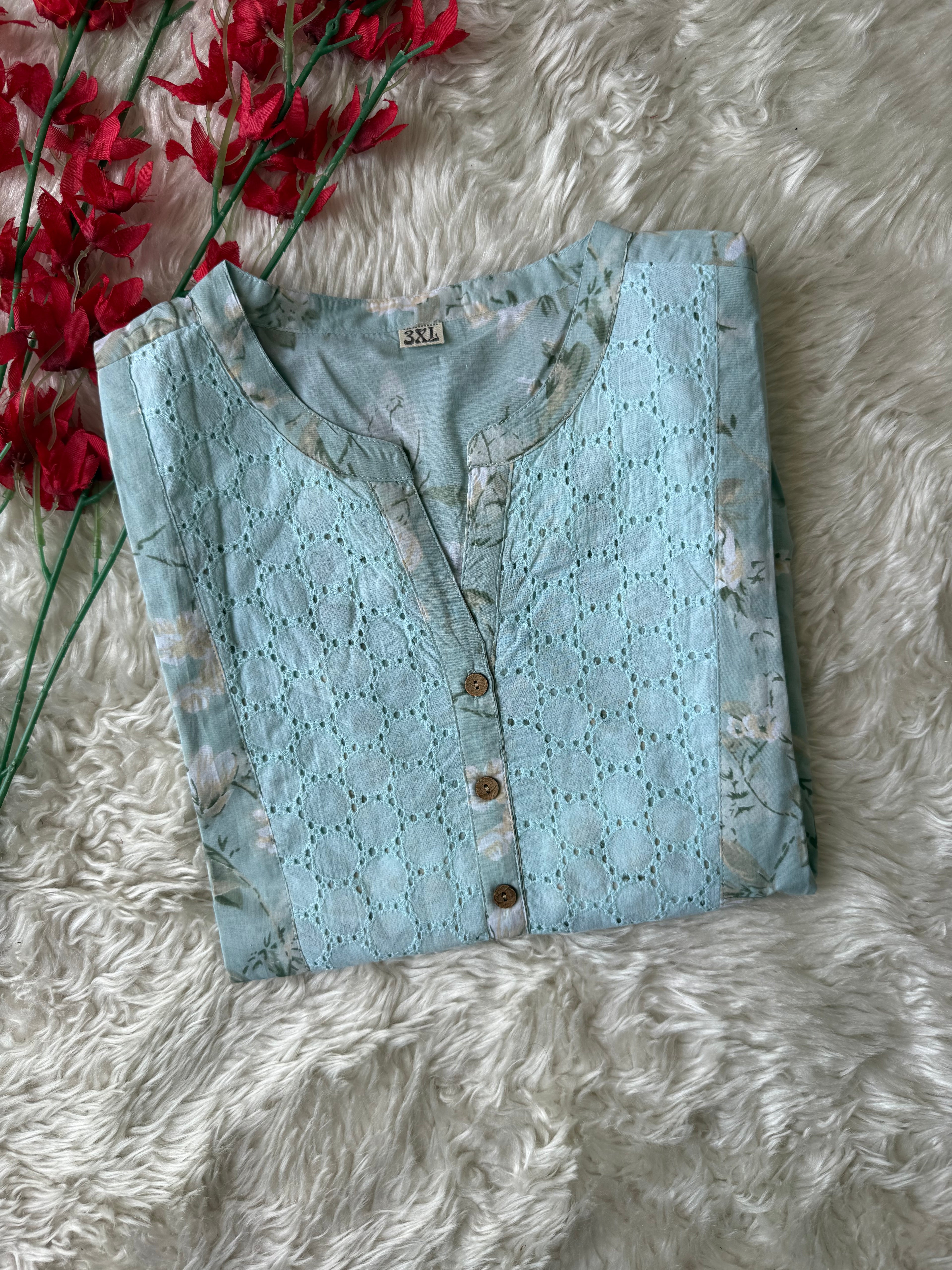 “Plus Size” Premium Cotton Short Kurti