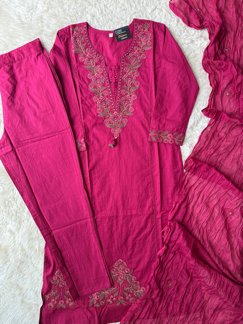 Premium Cotton Thread Work Collection