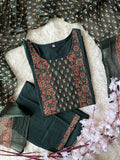 Premium Cotton Kurti Pant Dupatta Set