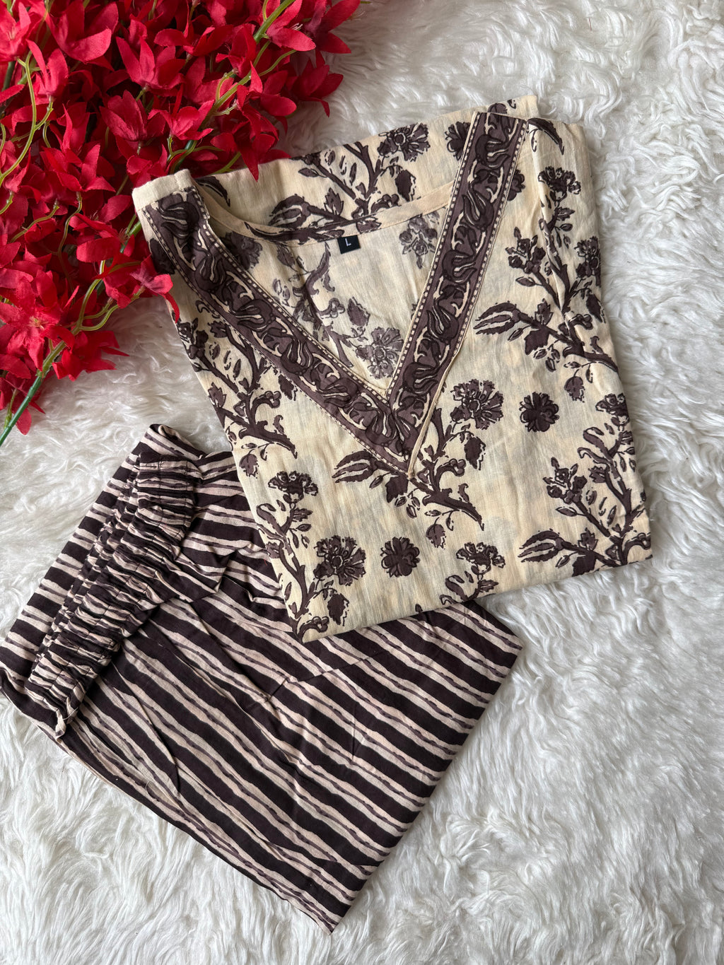 Cotton Kurti Pant Set
