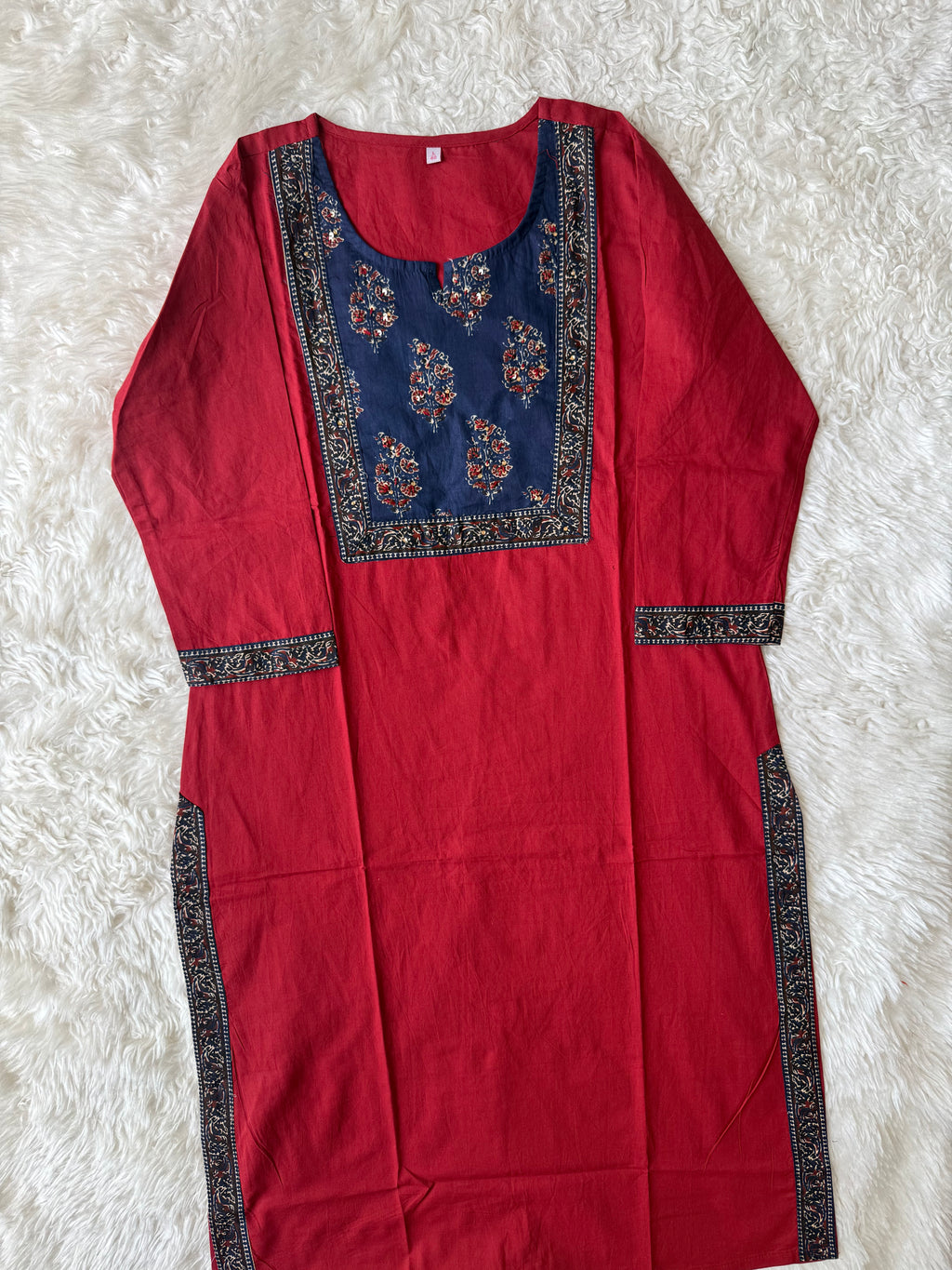 Premium Cotton Kurti Pant Dupatta Set