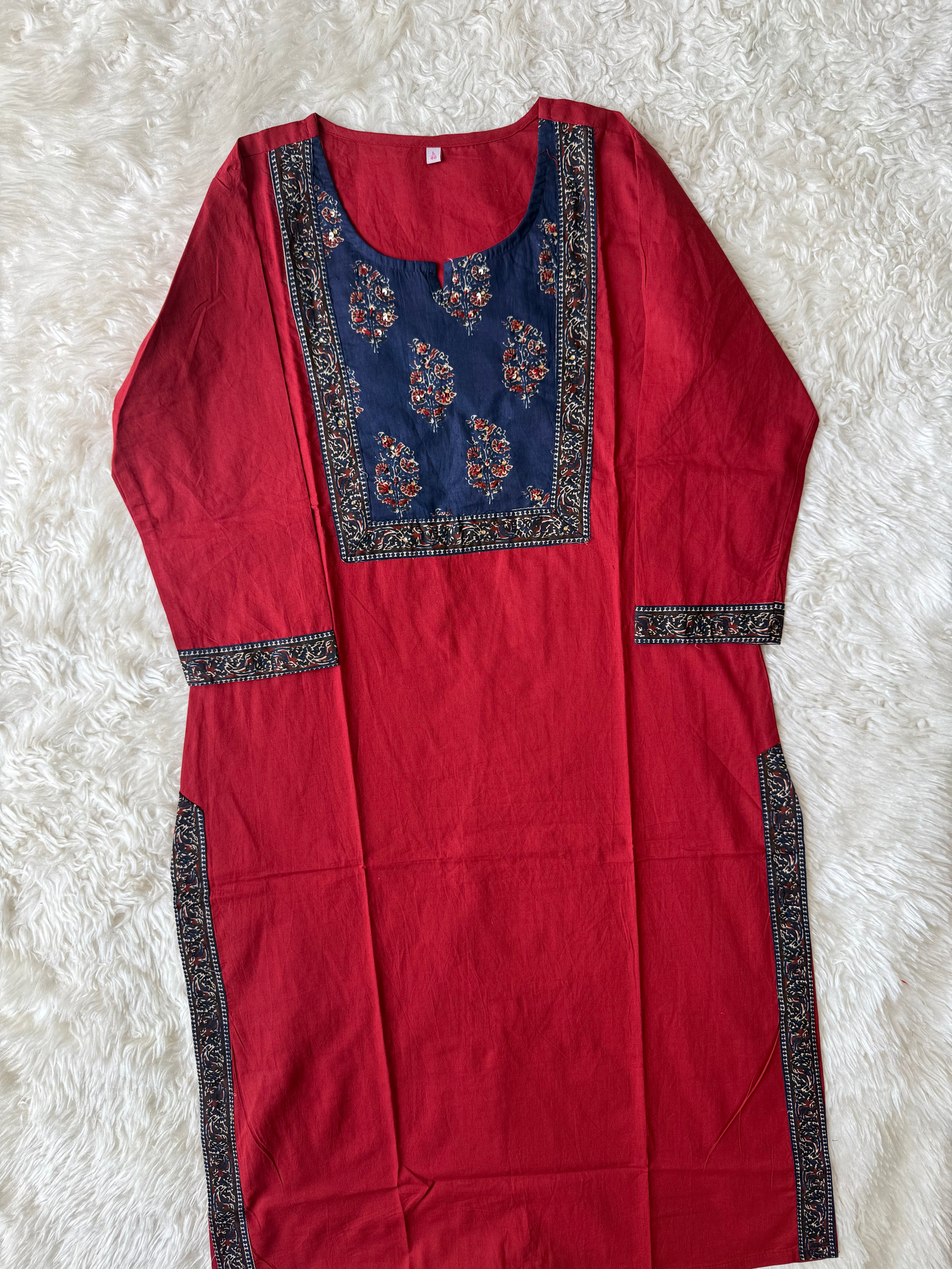 Premium Cotton Kurti Pant Dupatta Set