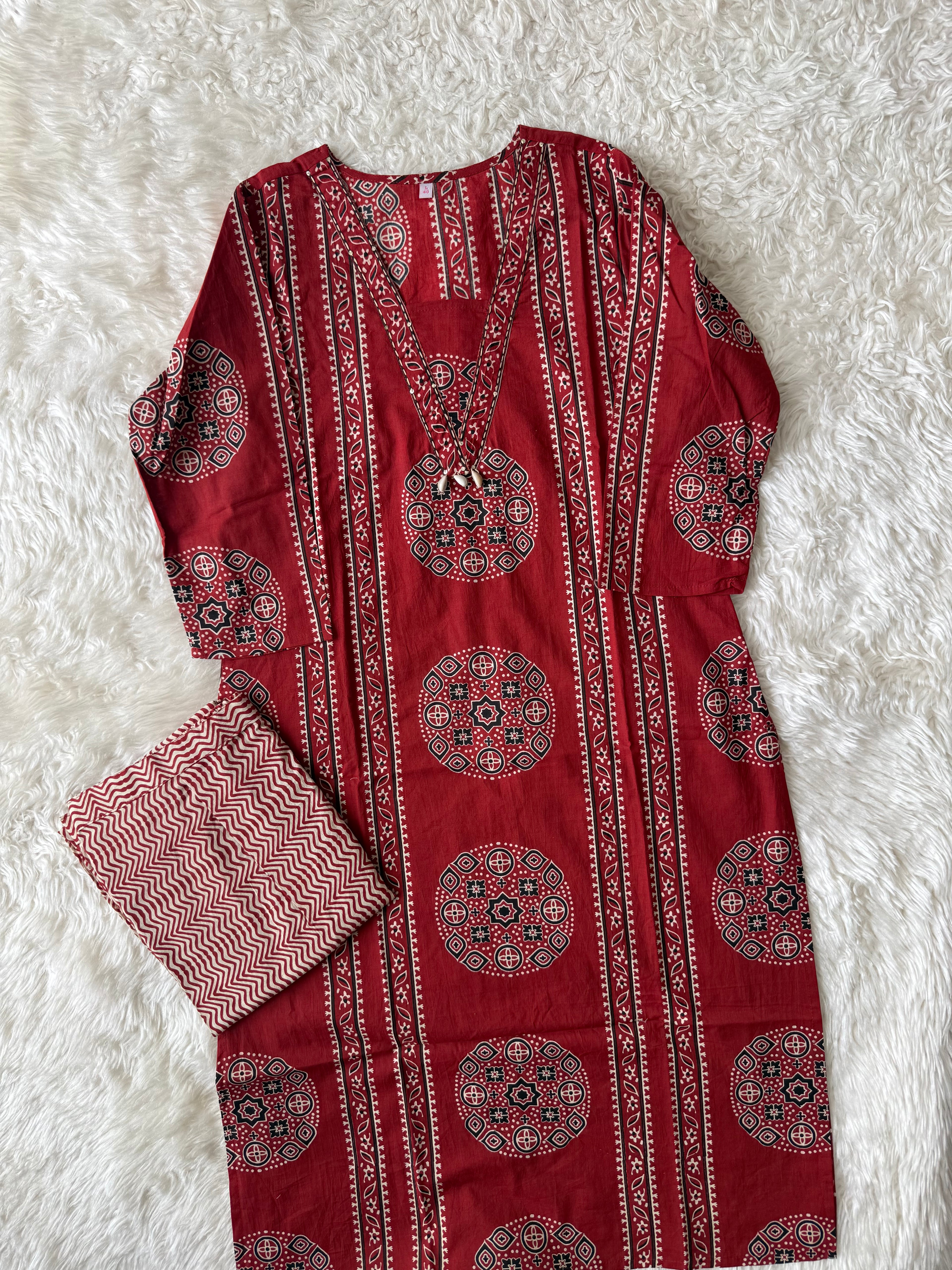 Premium Cotton Kurti Pant Set