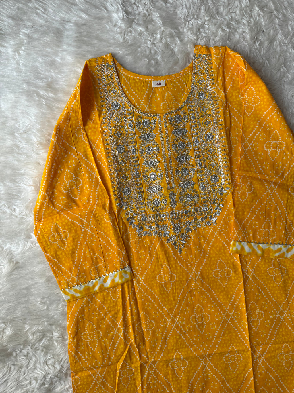 Pure Cotton Kurti Pant Dupatta Set