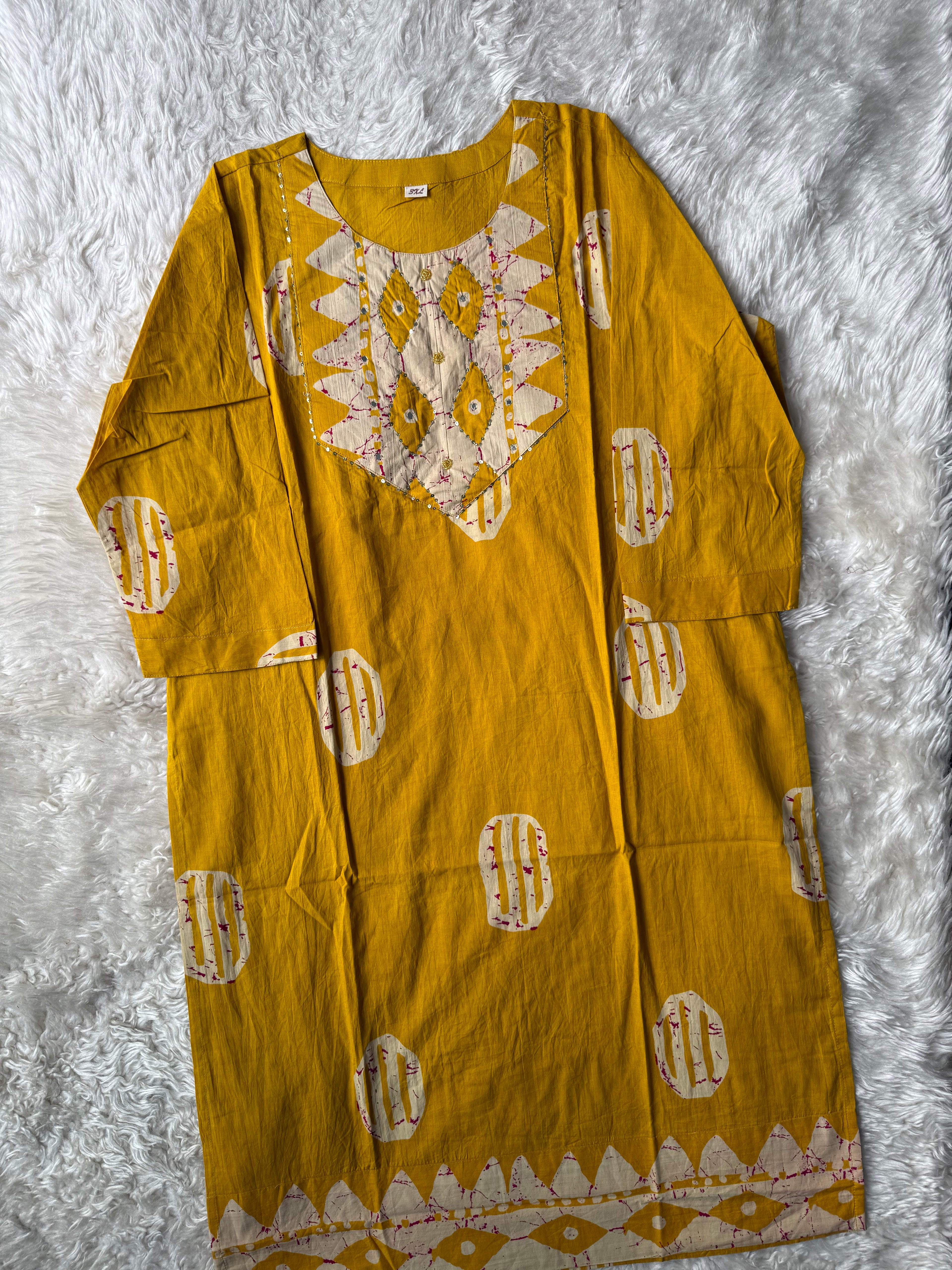 Pure Cotton Kurti Pant Set