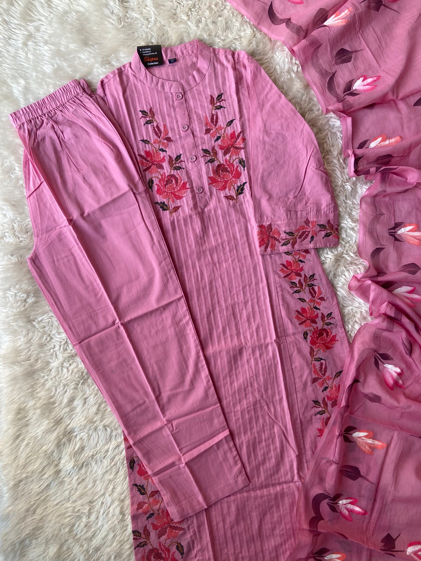 Premium Cotton Thread Work Collection