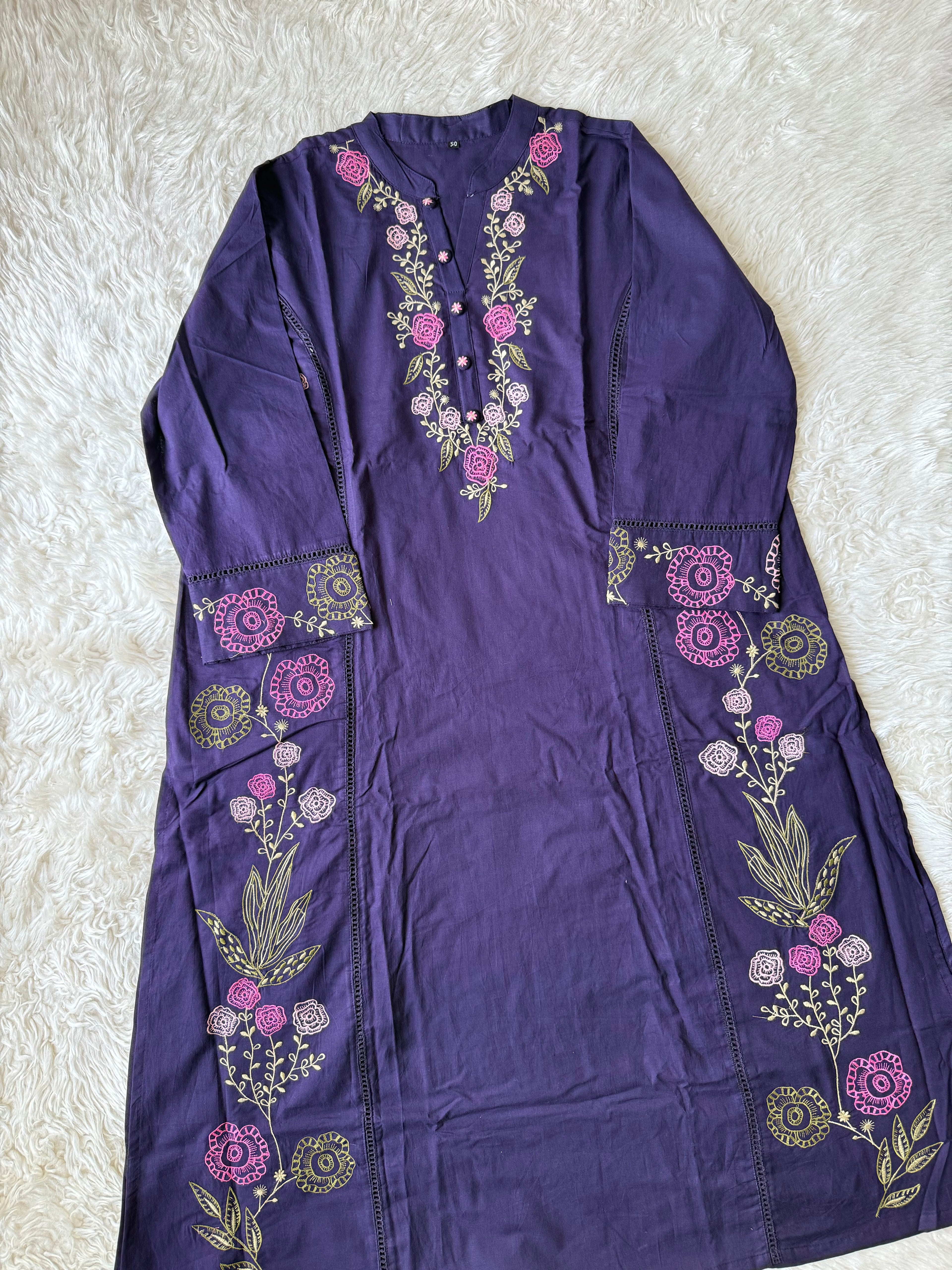 Premium Cotton Kurti Pant Dupatta Set