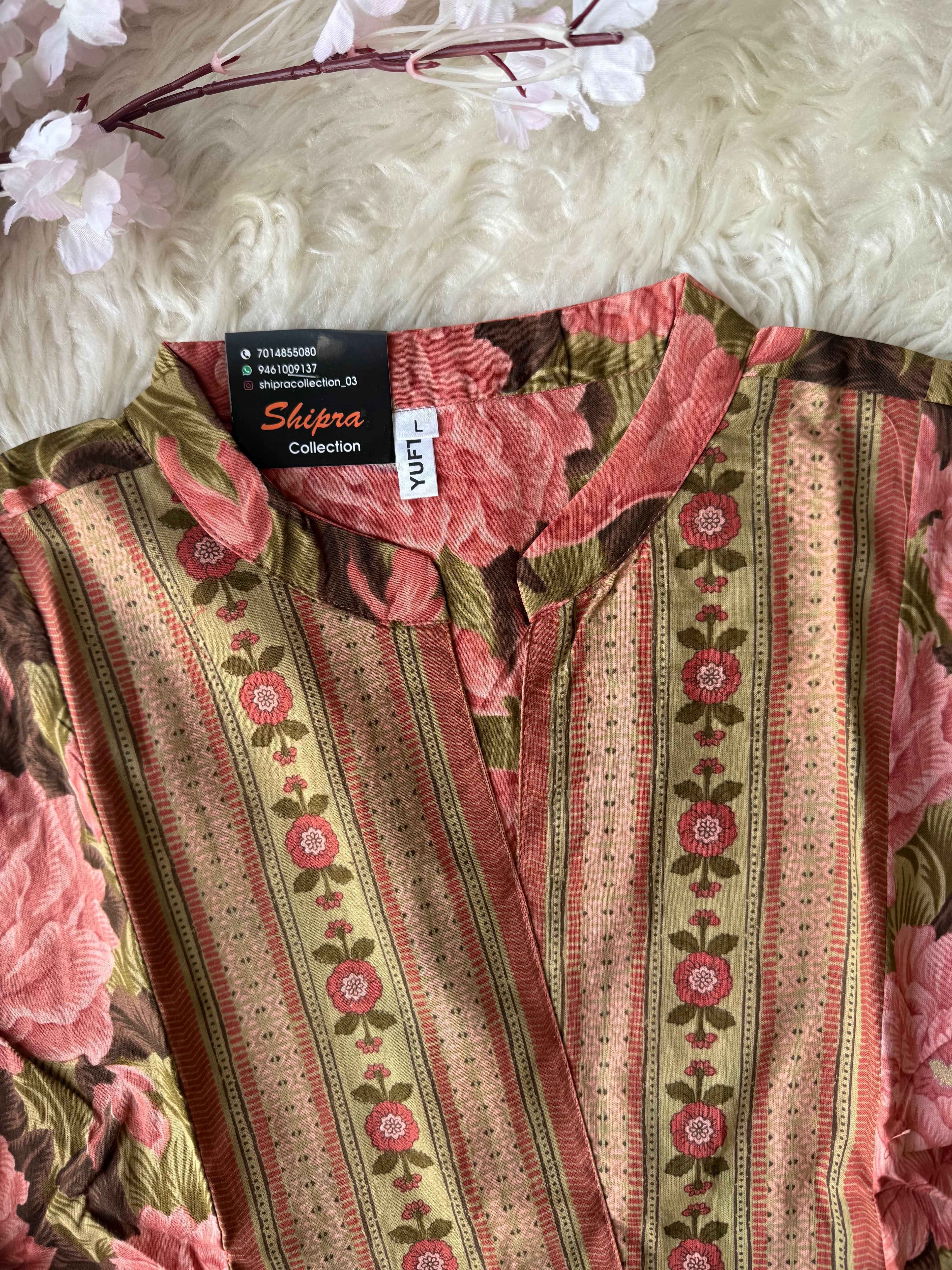 Premium Cotton Peplum Kurti
