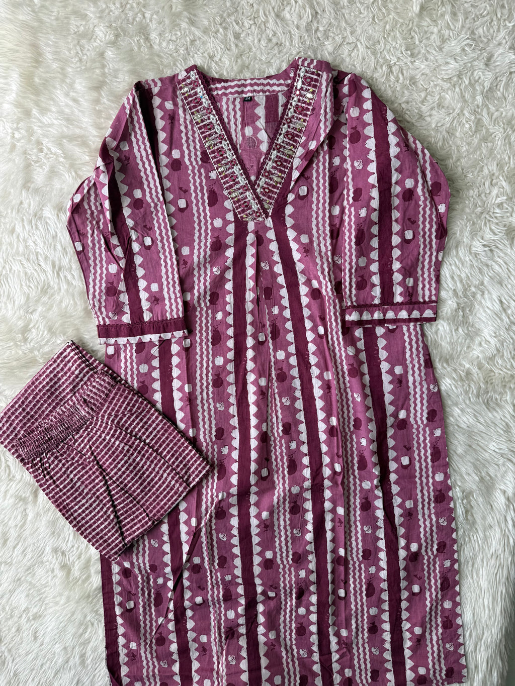 Premium Cotton Kurti Pant Set