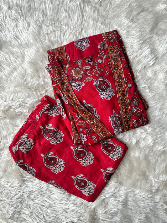 Cotton Kurti Pant Set