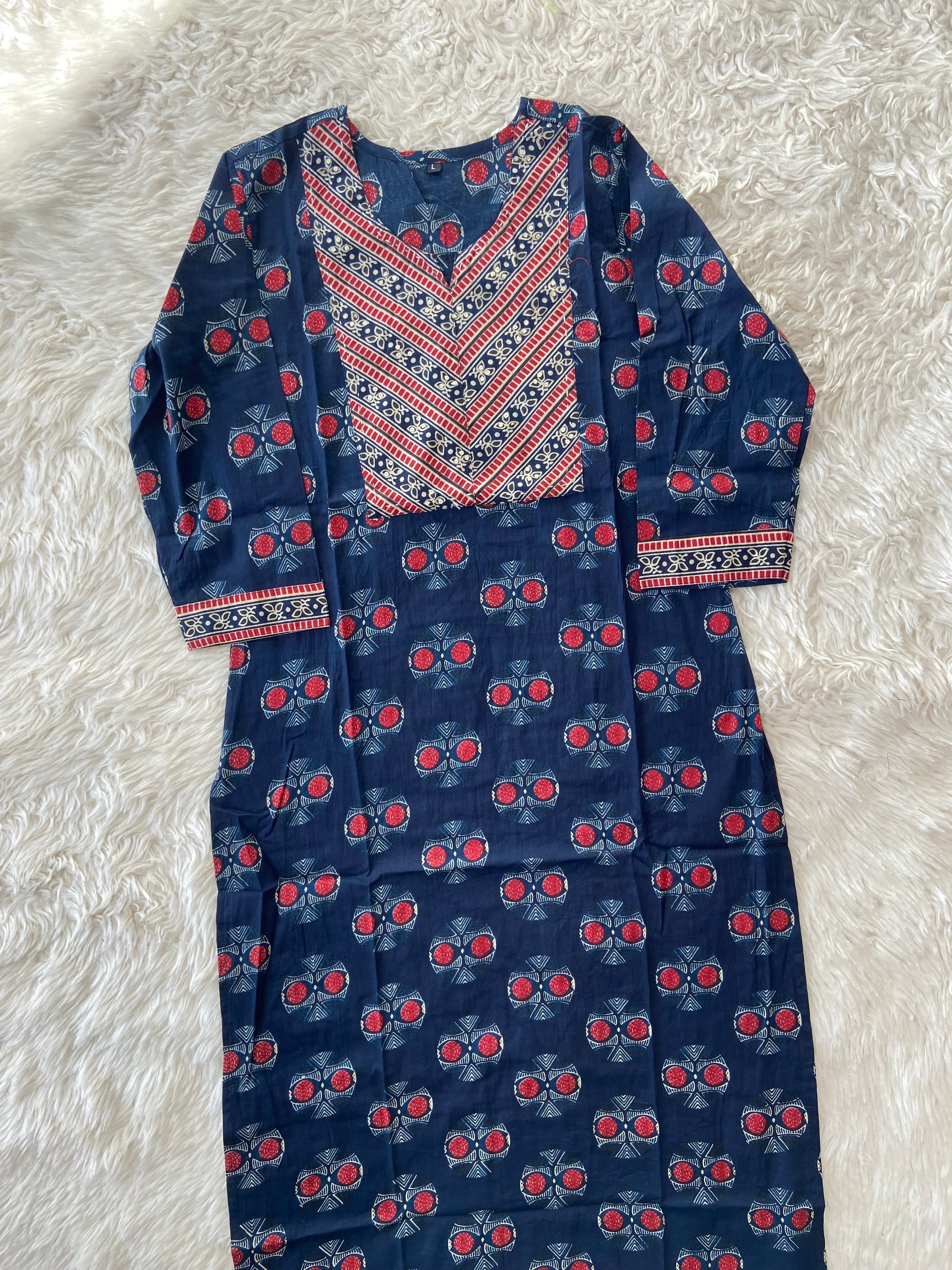 Cotton Kurti Pant Set