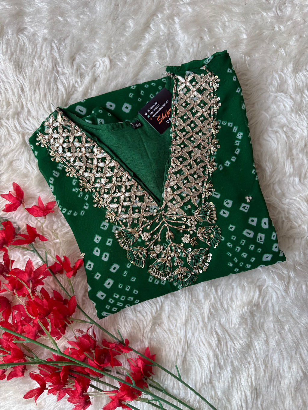 Georgette Lehariya kurti