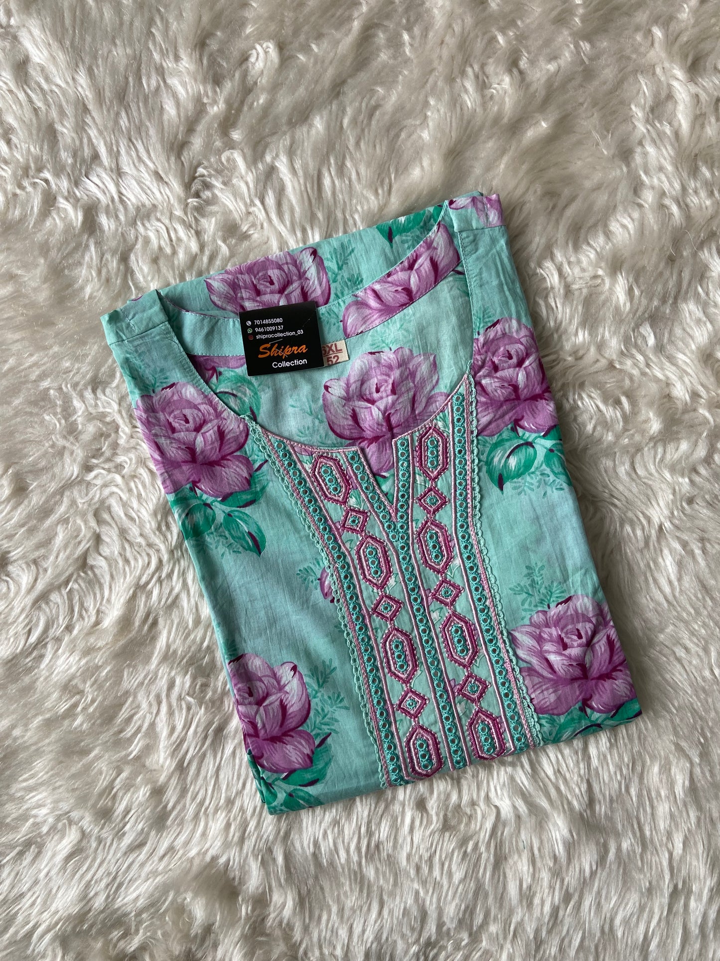 Premium Cotton Kurti Pant Dupatta Set