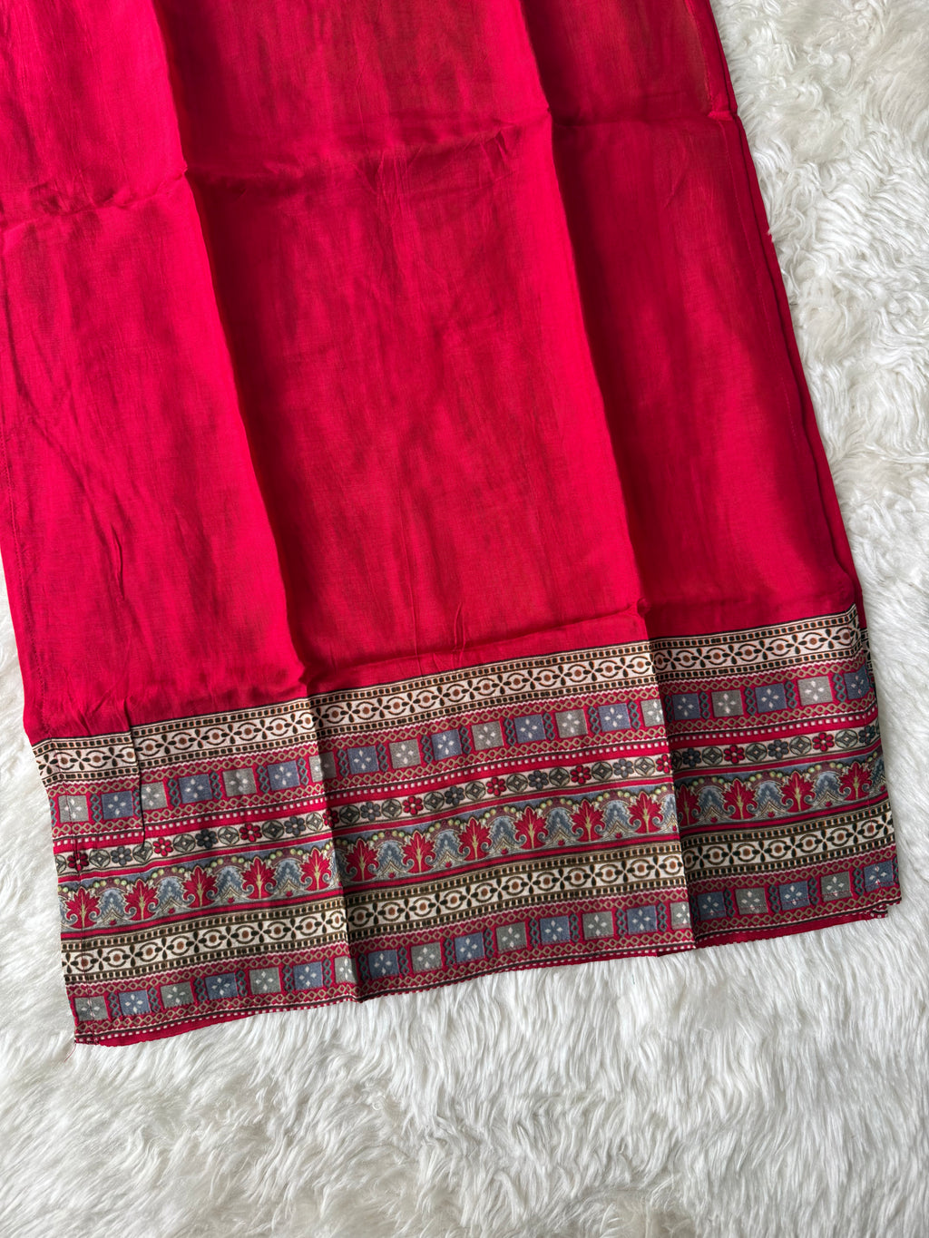 Russian Silk Kurti Pant Dupatta Set