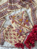 Budget Friendly Kurti Pant Dupatta Set