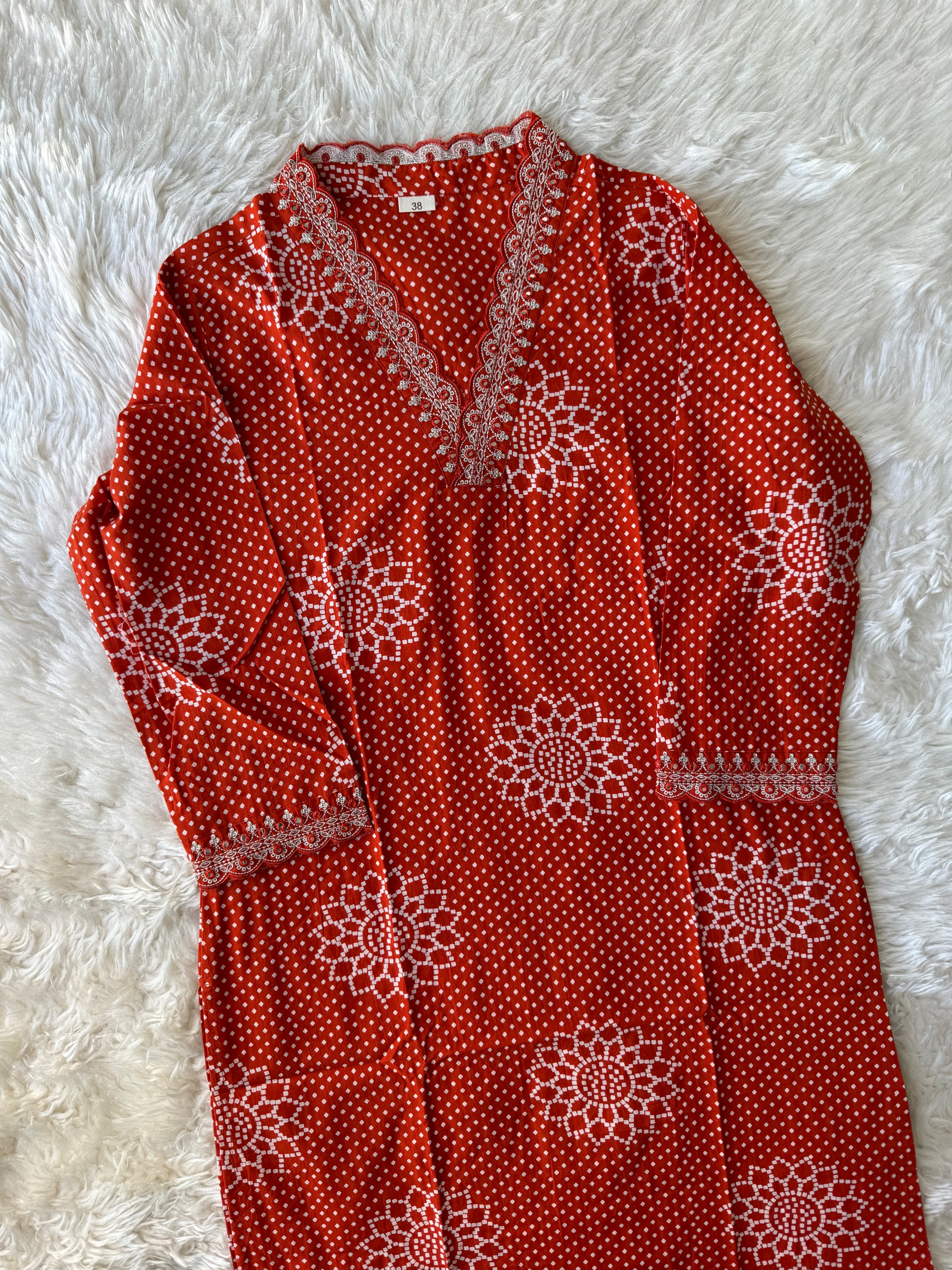 Premium Cotton Kurti Plazo Pant Set