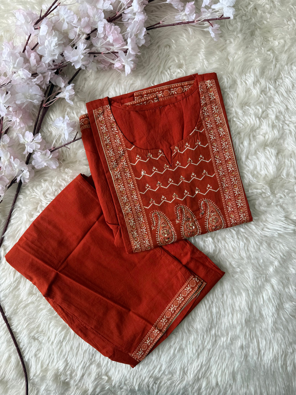 Premium Cotton Kurti Pant Set