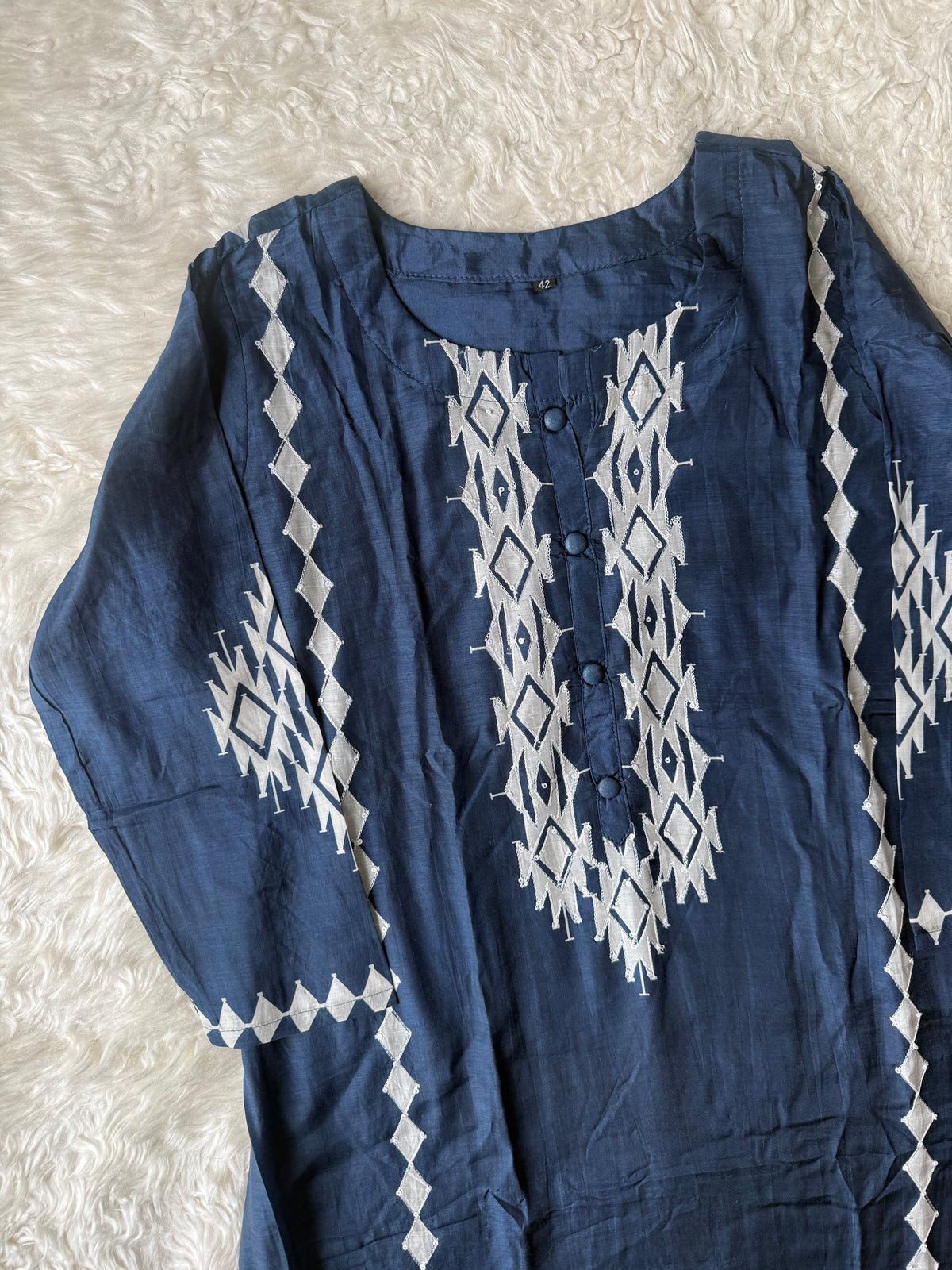 Butter Silk Kurti Pant Dupatta Set