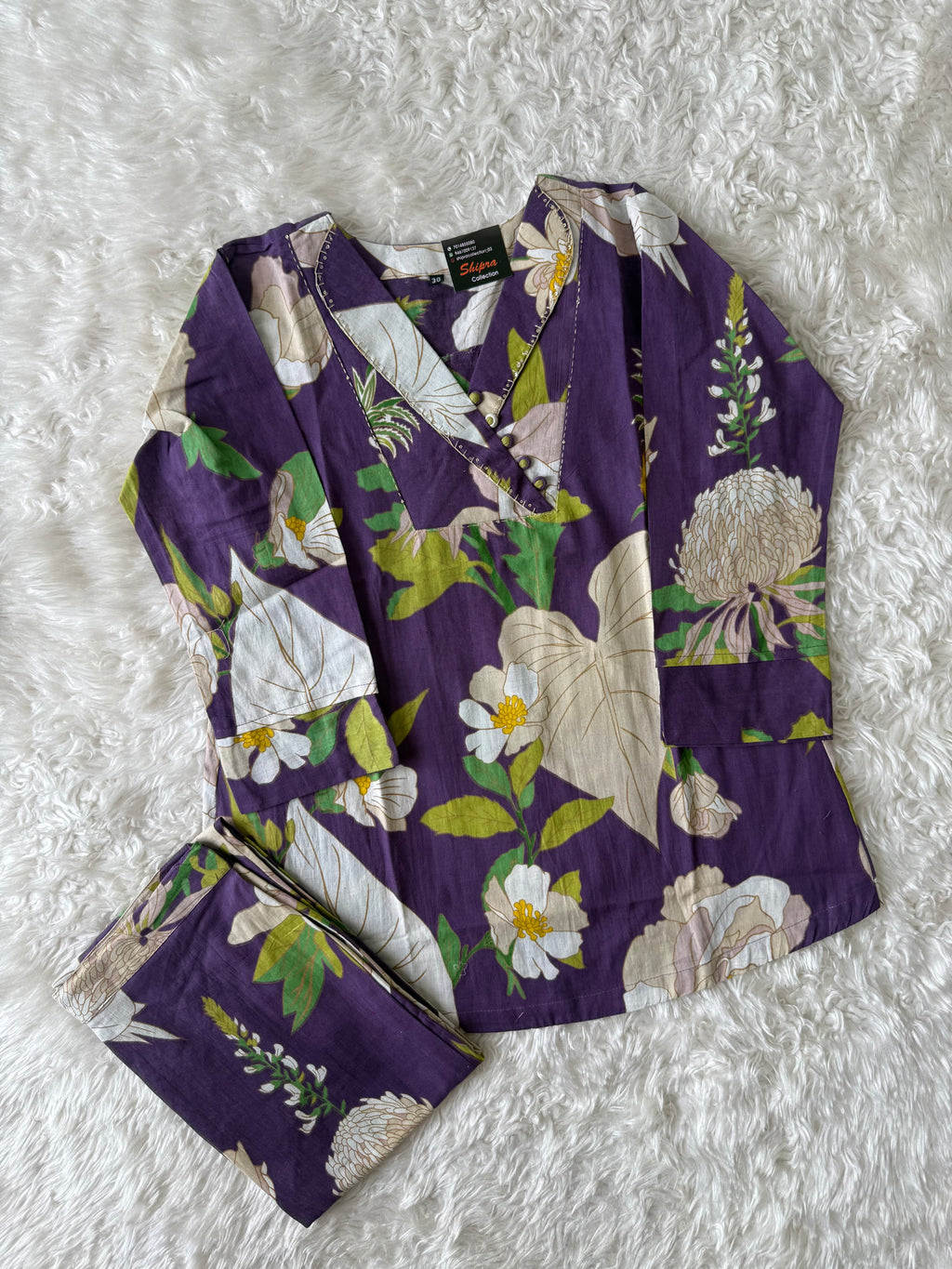 Soft Khadi Cotton Co-ord Set