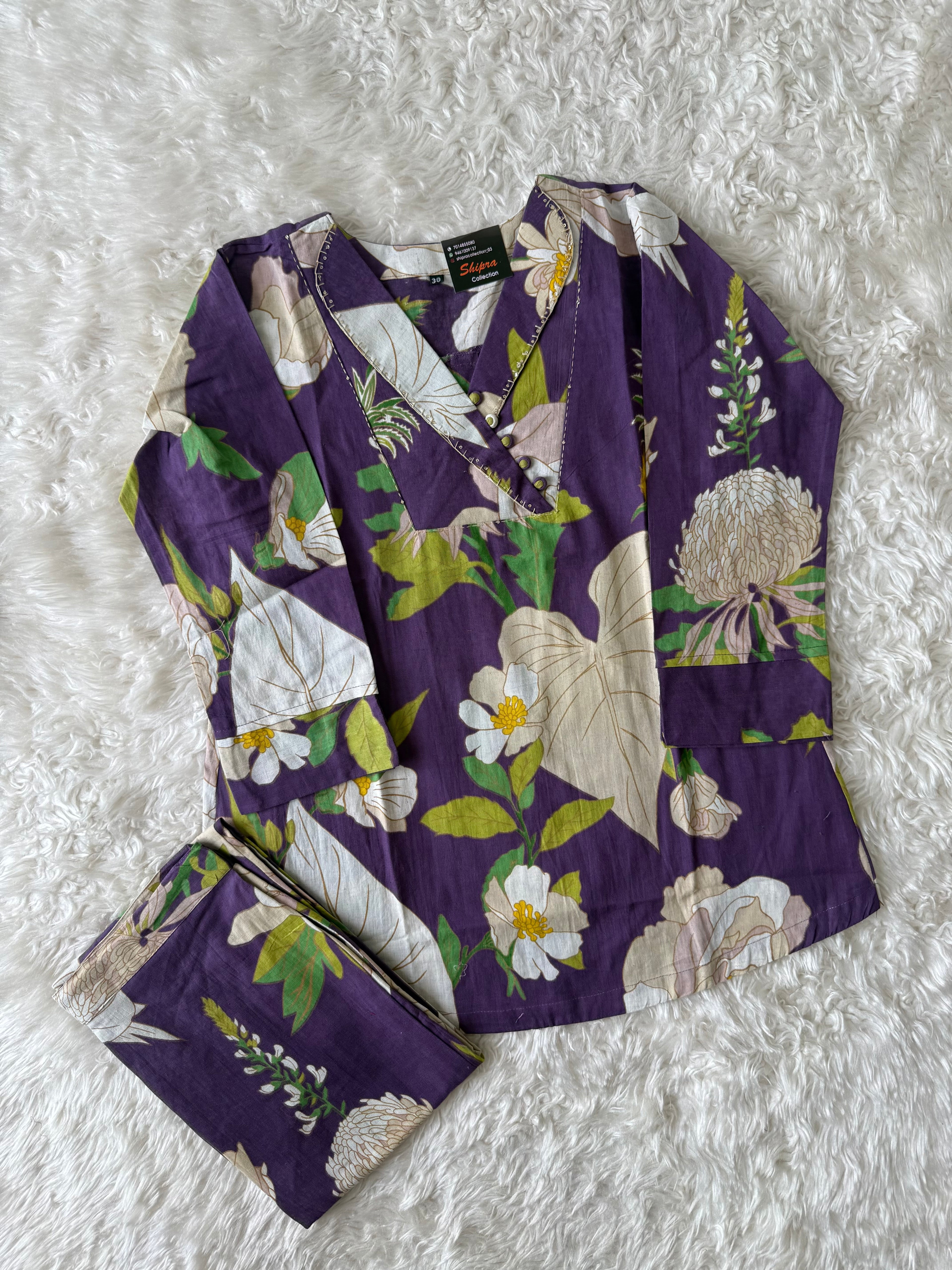 Soft Khadi Cotton Co-ord Set