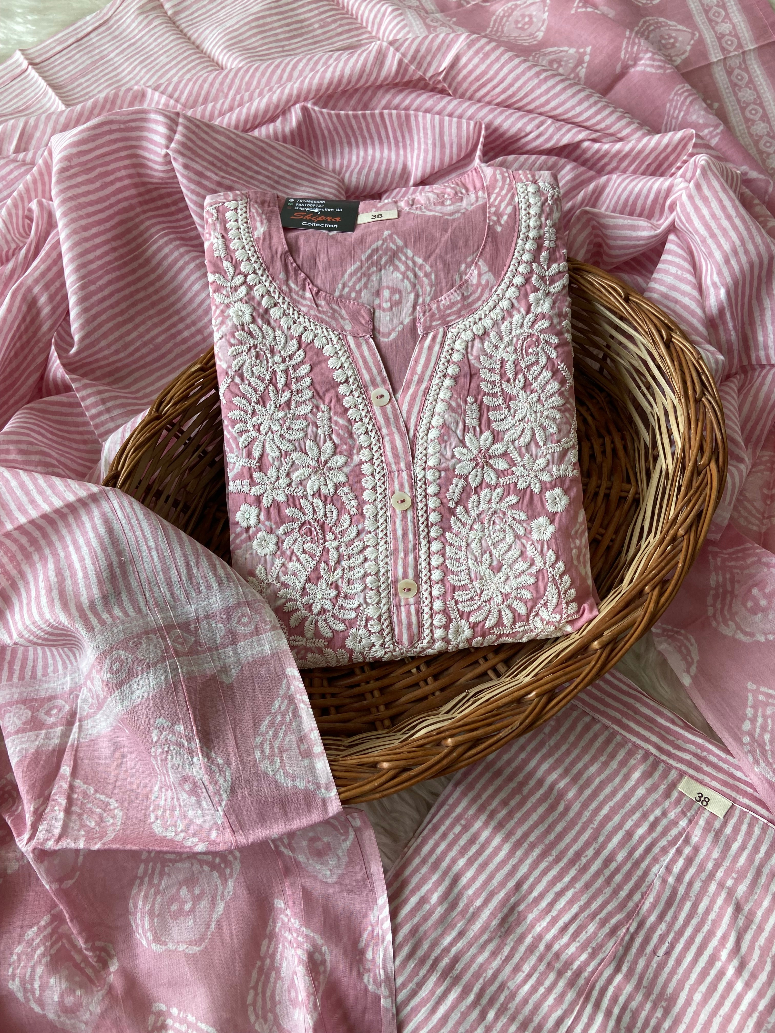 Premium Cotton Thread Work Collection