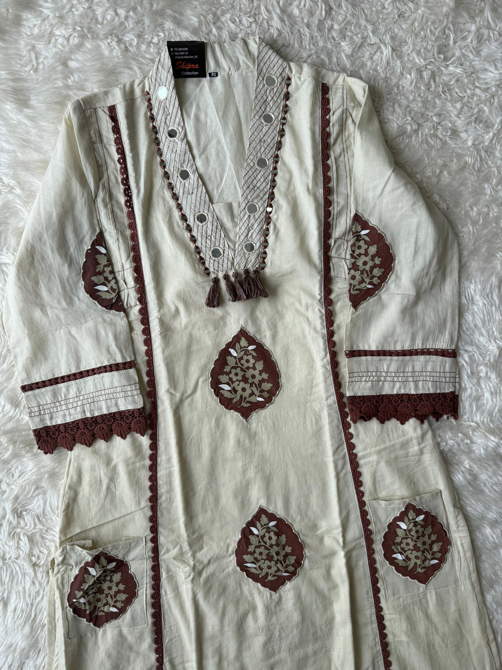 Premium Cotton Aline Kurti Plazo Dupatta Set