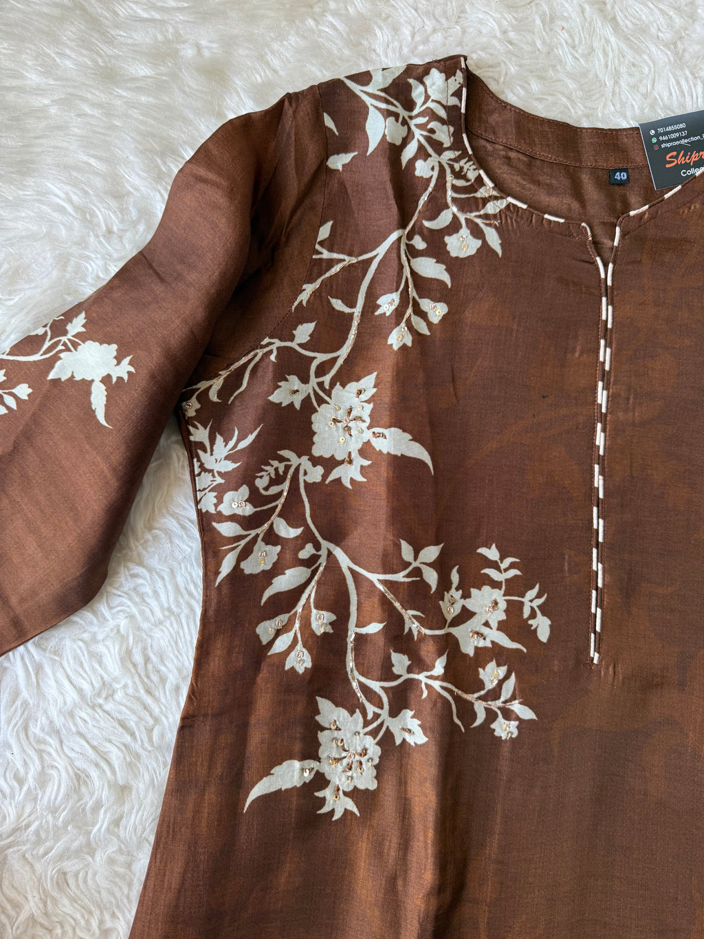 Tussar Silk Kurti Pant Dupatta Set