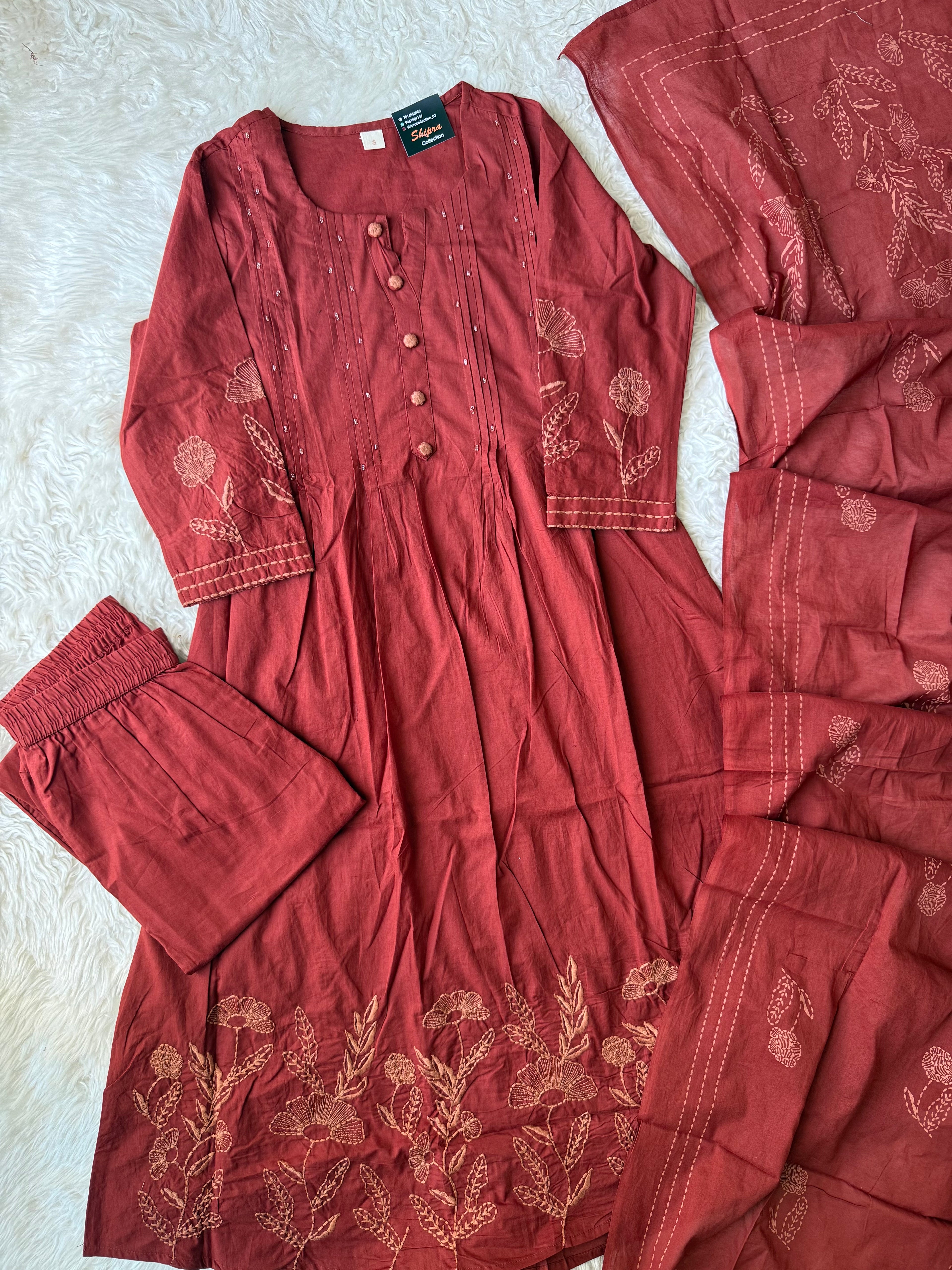 Premium Cotton Thread Work Collection