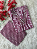 Premium Cotton Kurti Pant Set
