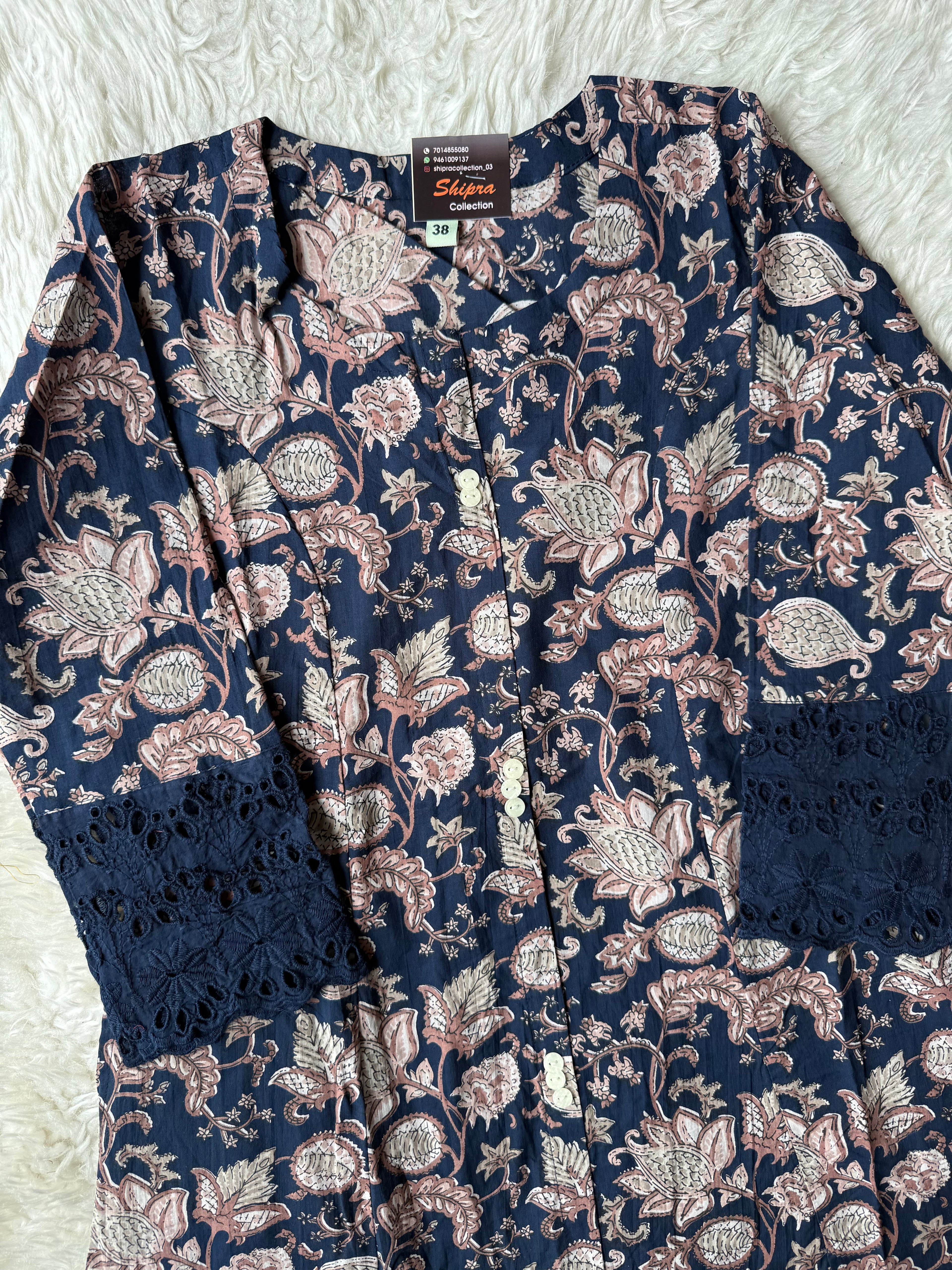 Pure Cotton Kurti Pant Set