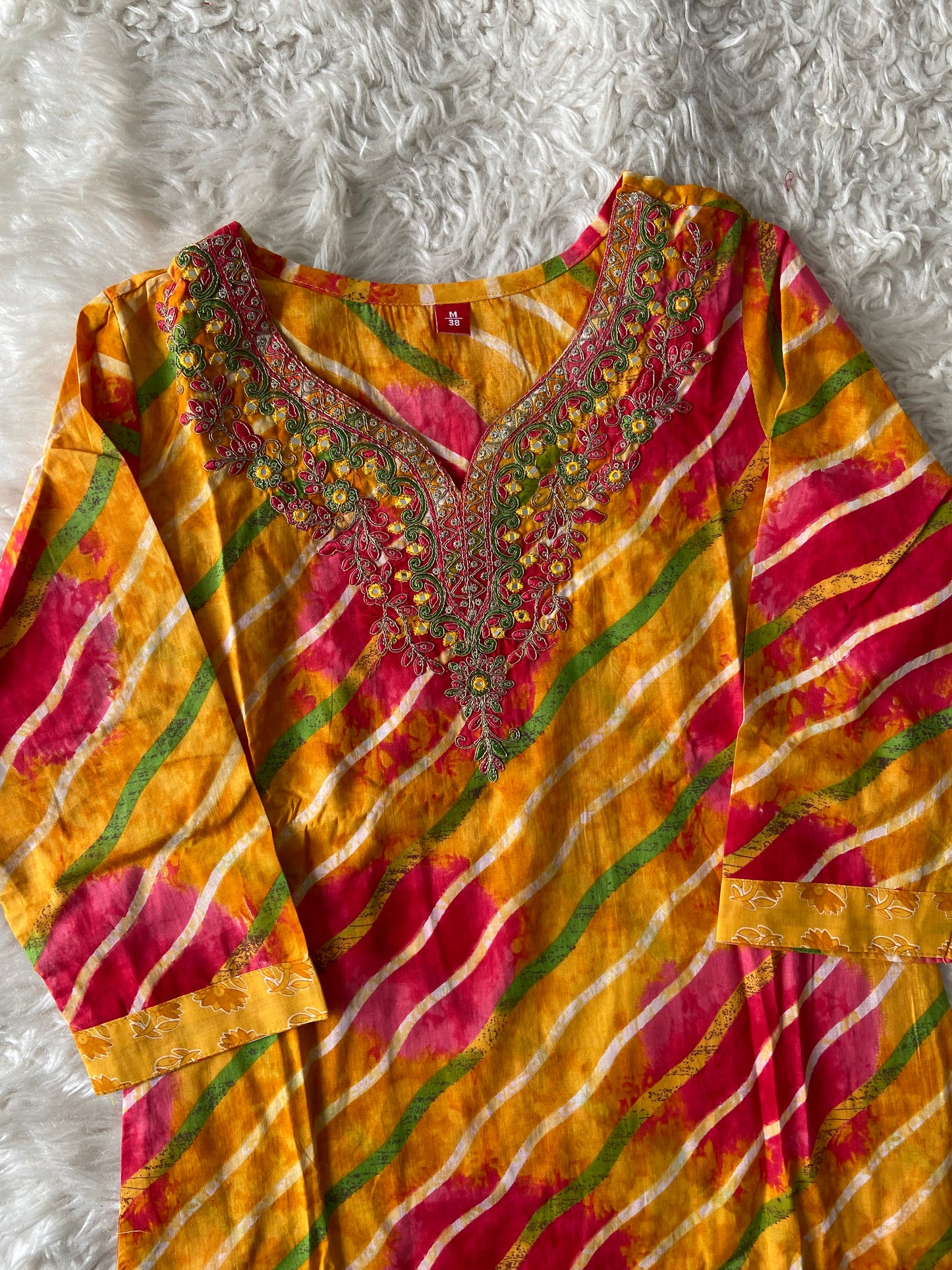 Premium Cotton Kurti Pant Dupatta Set