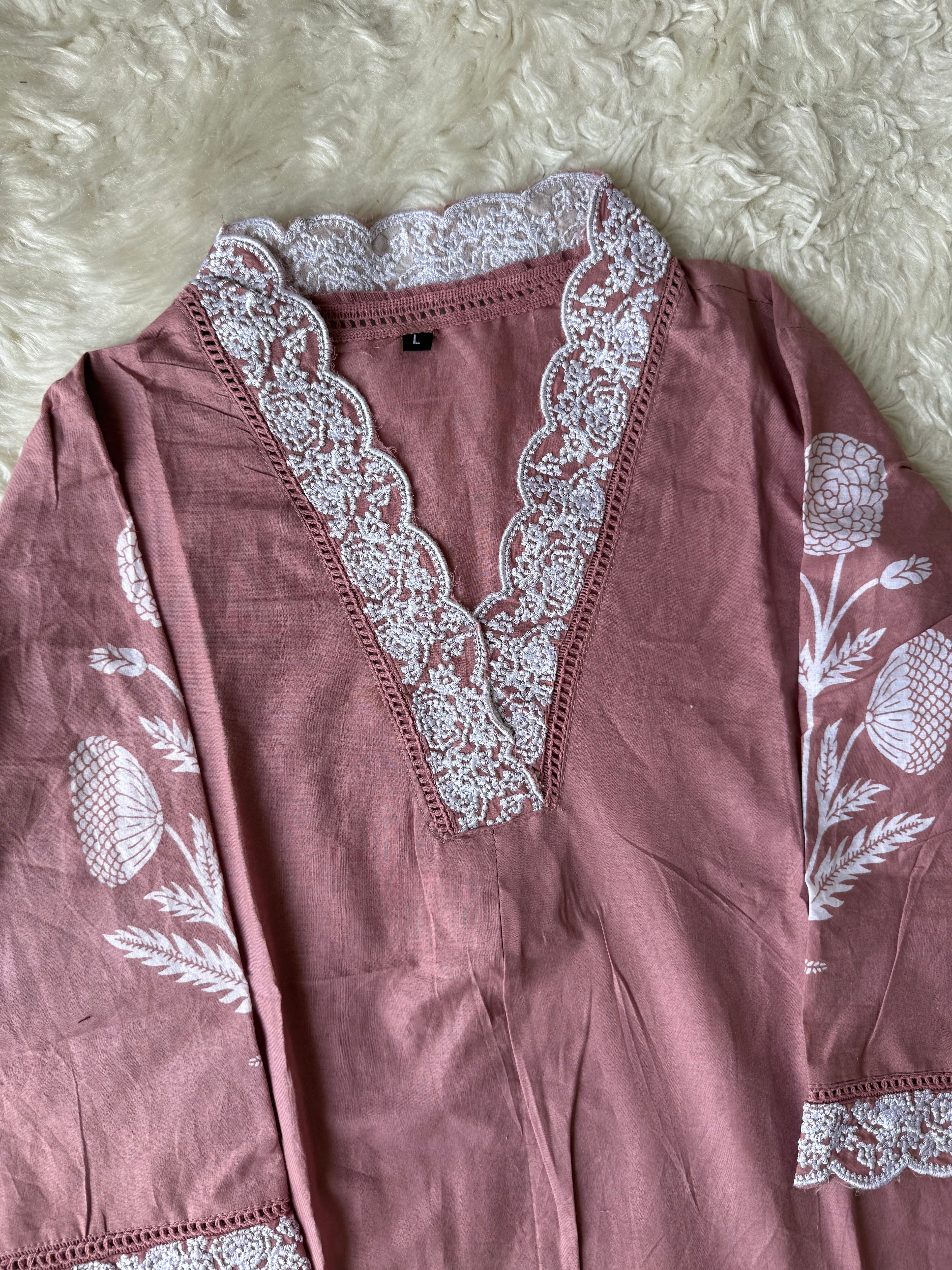 Budget Friendly Kurti Pant Dupatta Set