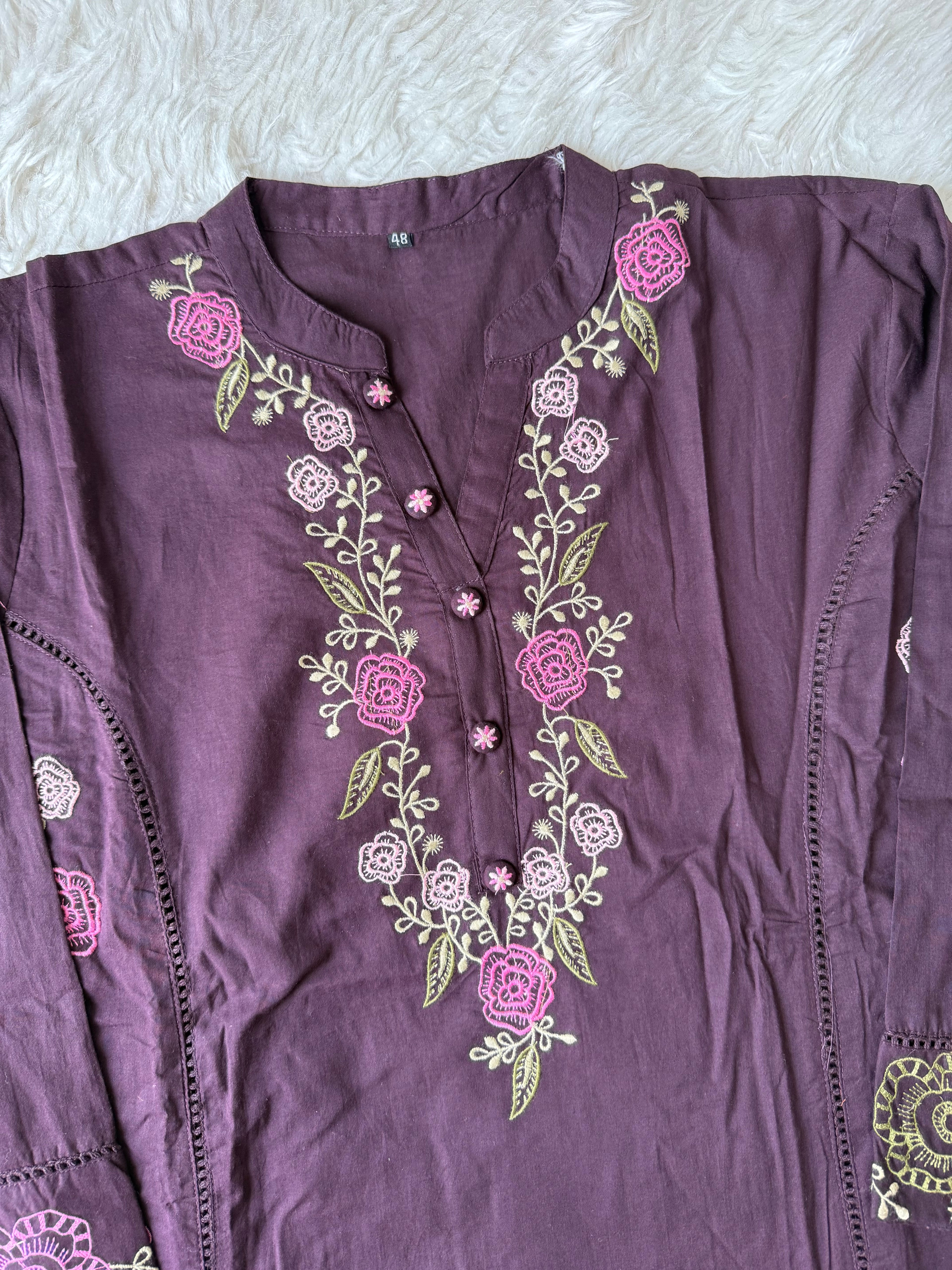 Premium Cotton Kurti Pant Dupatta Set
