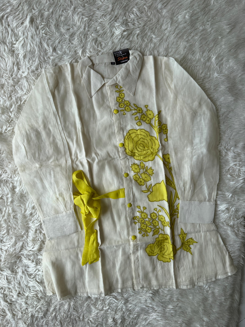 Mul Chanderi Thread work Co-ord Set