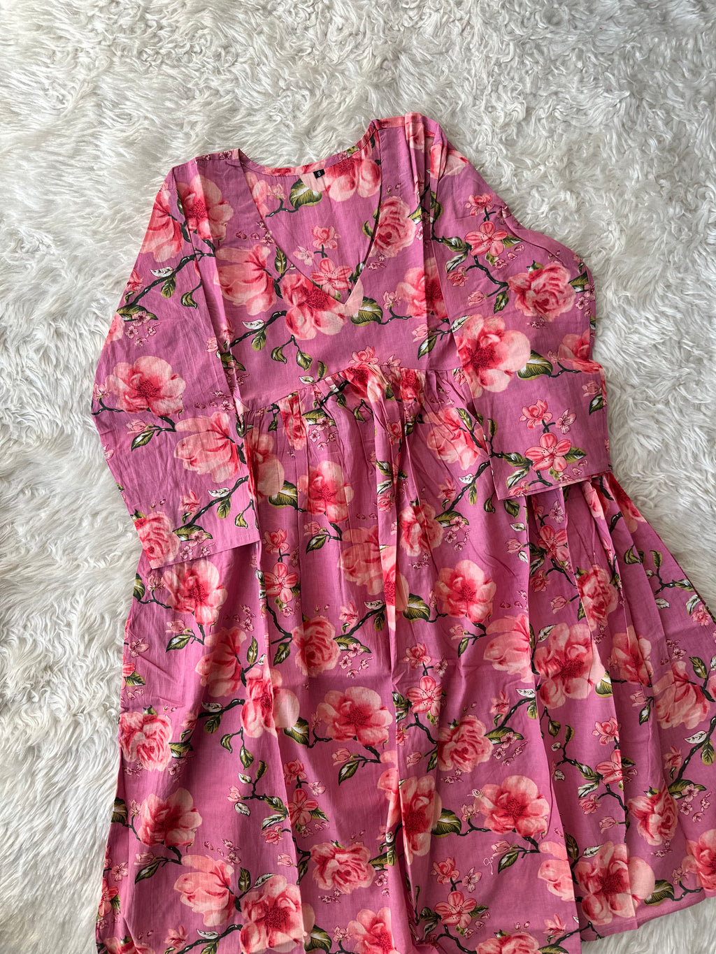 Premium Cotton Alia Pattern Short Kurti