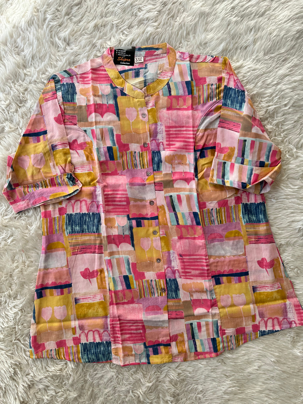 “Plus Size” Heavy Rayon Short Kurti