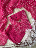 Budget Friendly Bandhani Set