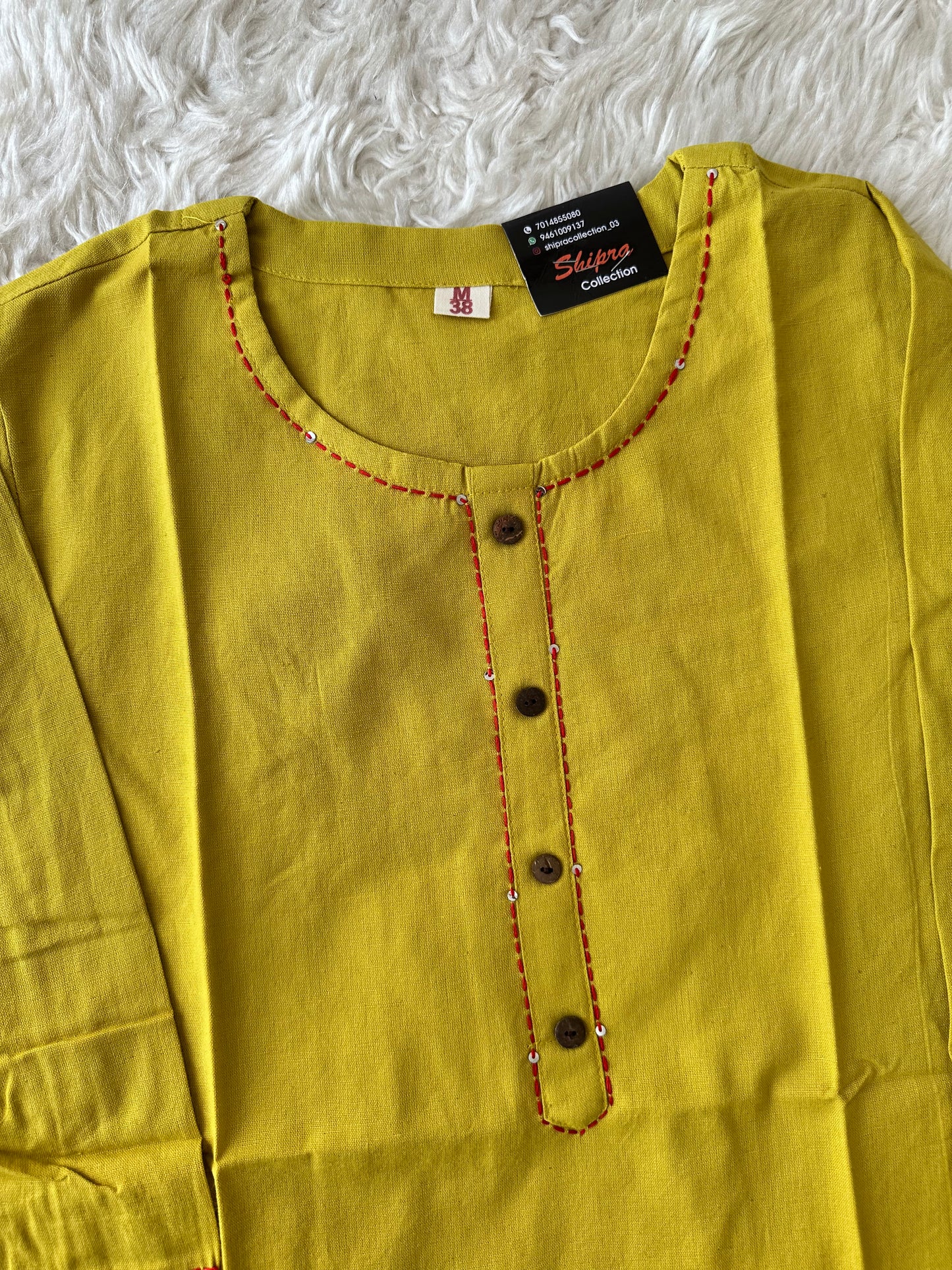 Khadi Cotton Short Kurti